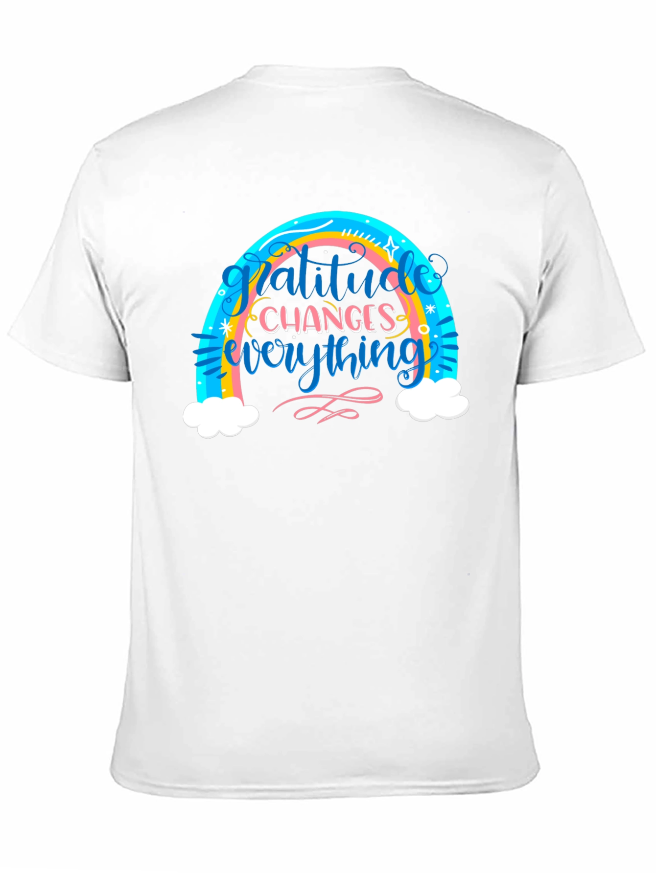 Gratitude Changes Everything Rainbow T-Shirt