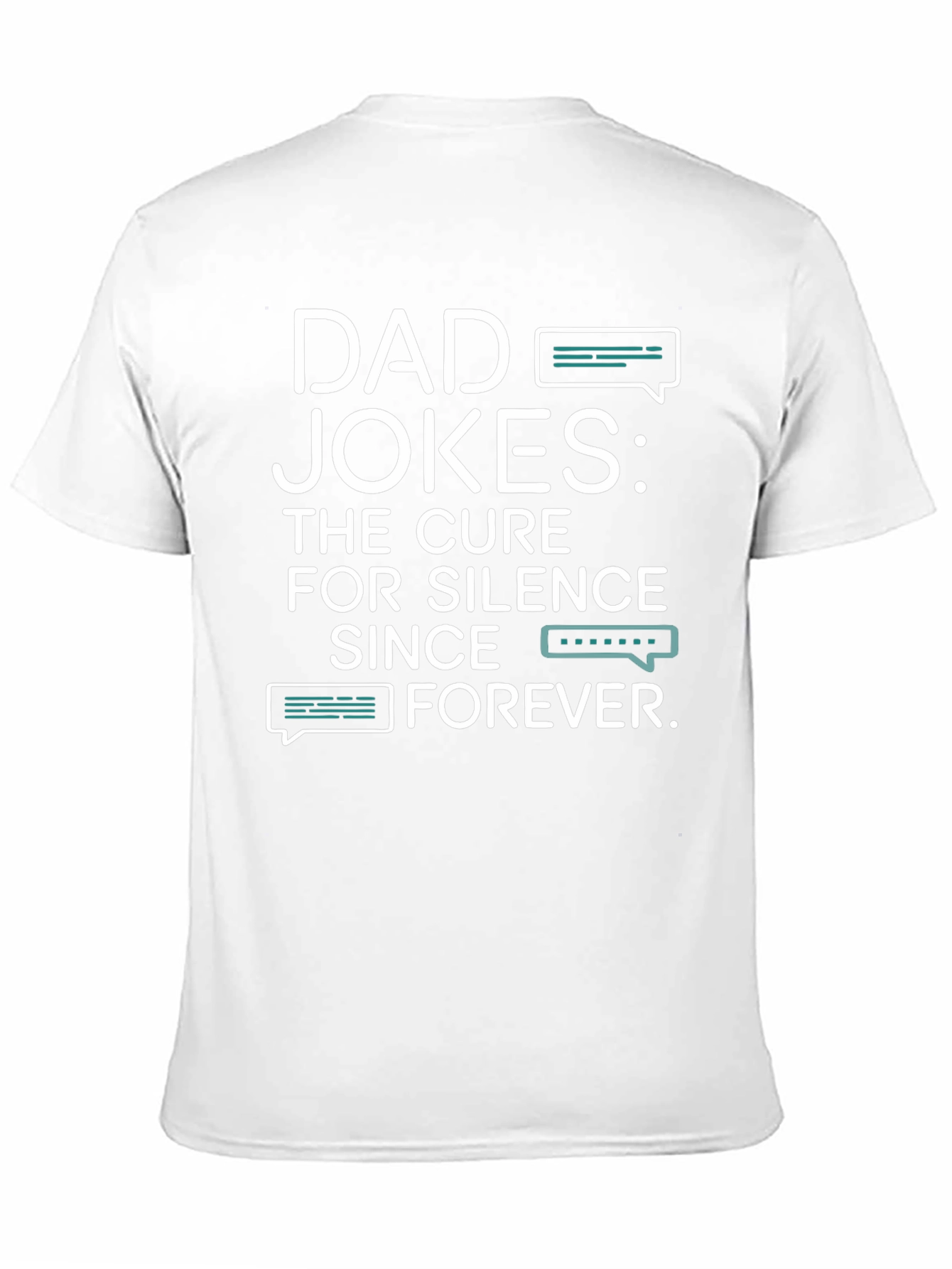 Dad Jokes: Cure for Silence Black T-Shirt