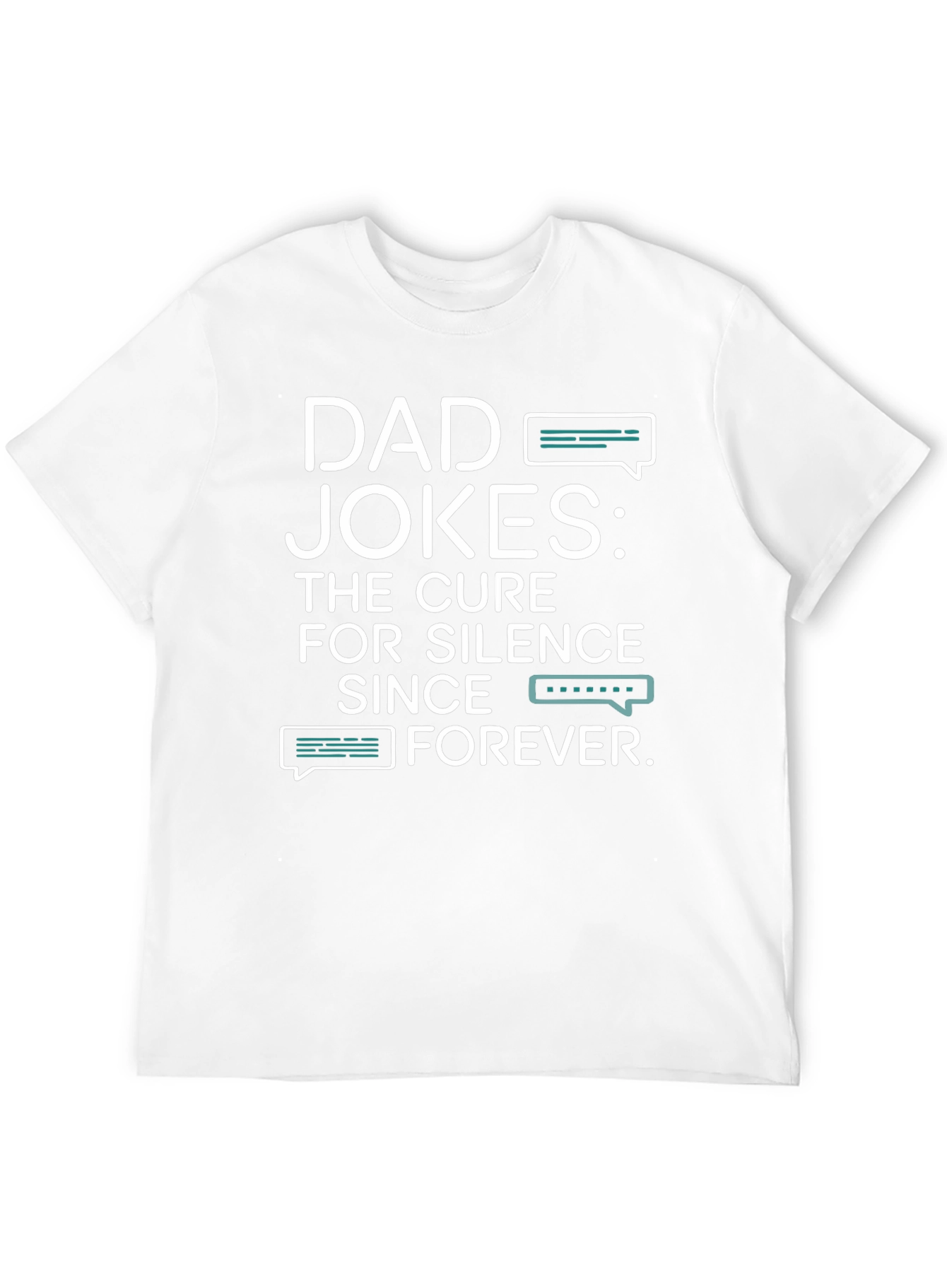Dad Jokes: Cure for Silence Black T-Shirt