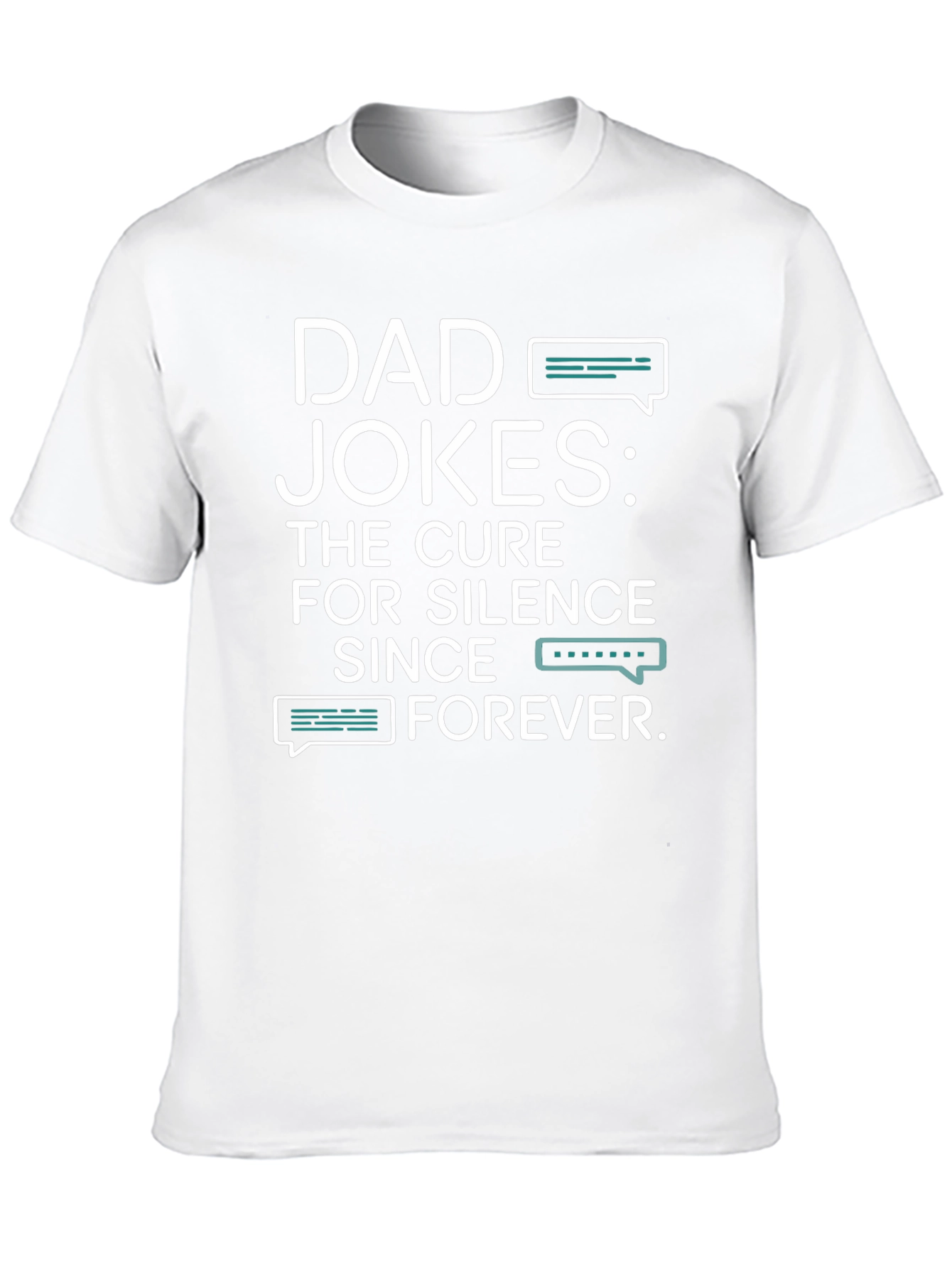 Dad Jokes: Cure for Silence Black T-Shirt
