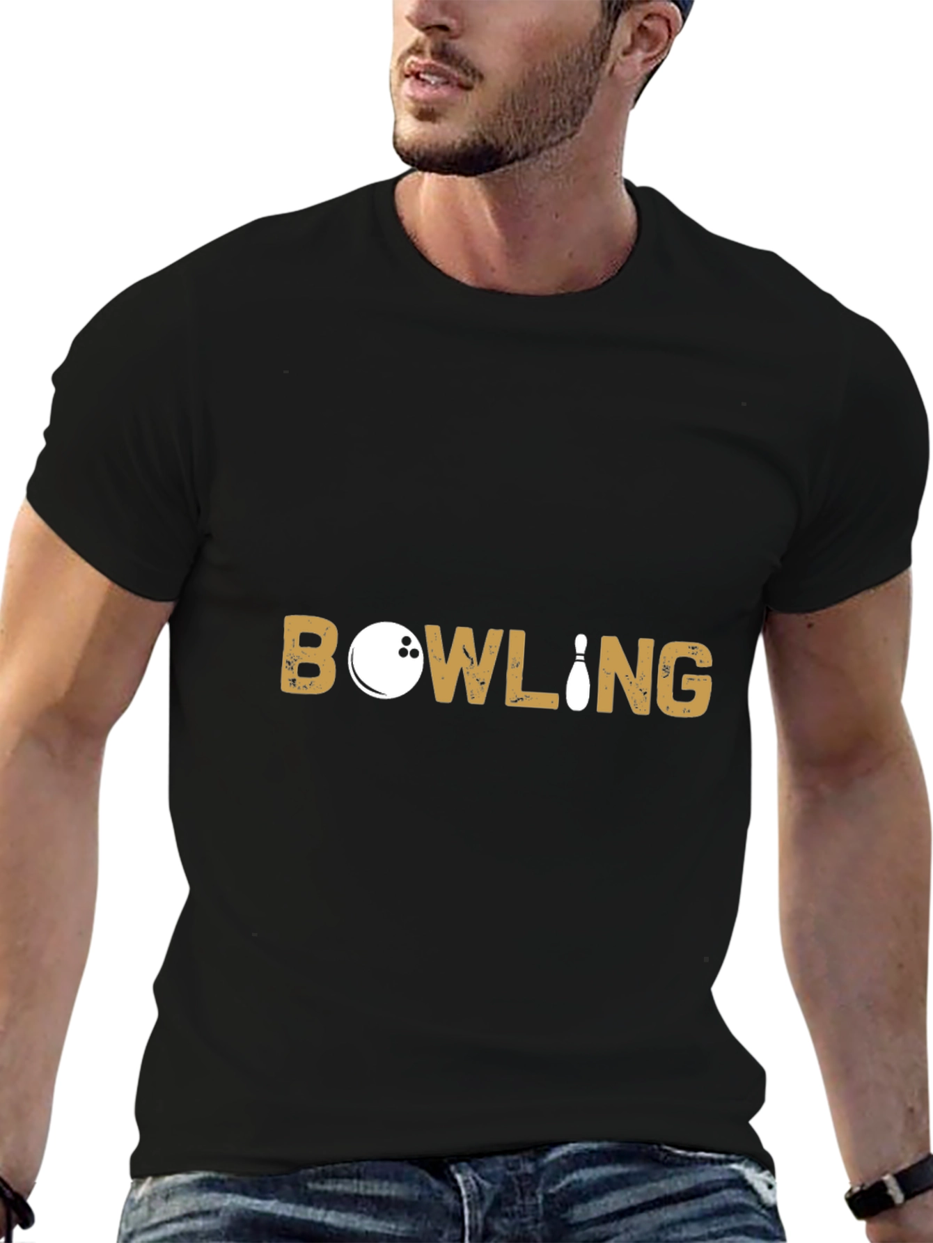 Bowling Graphic Tee - Strike Style!