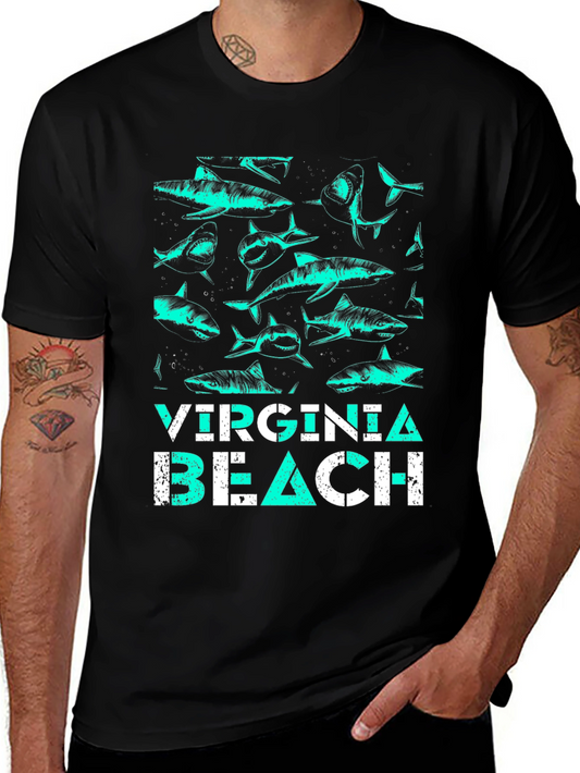 Virginia Beach Shark Graphic Tee