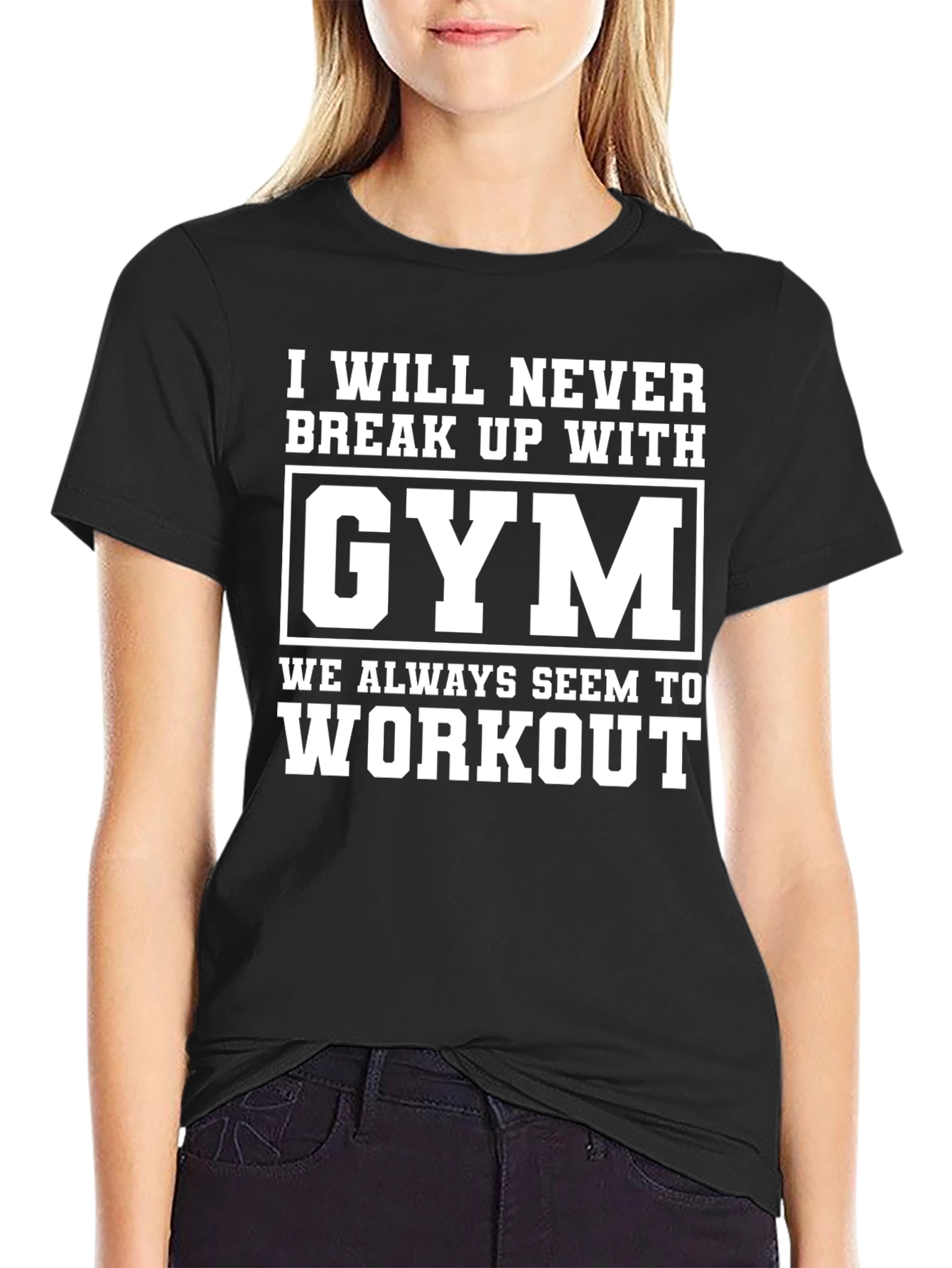 Gym Workout T-Shirt - Never Break Up