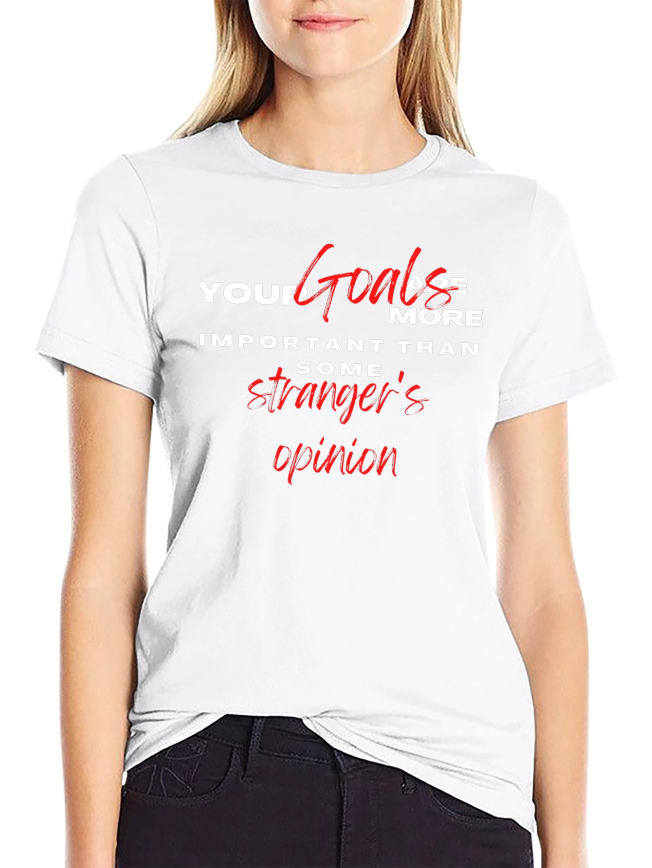 Inspirational Goals T-Shirt - Motivational Graphic Tee