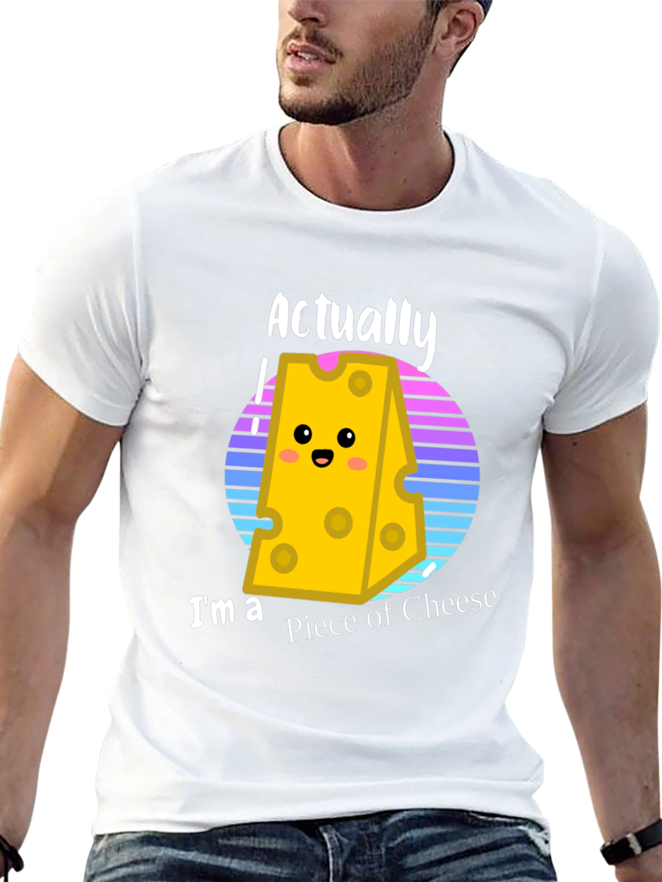 Funny Cheese Lover Graphic T-Shirt