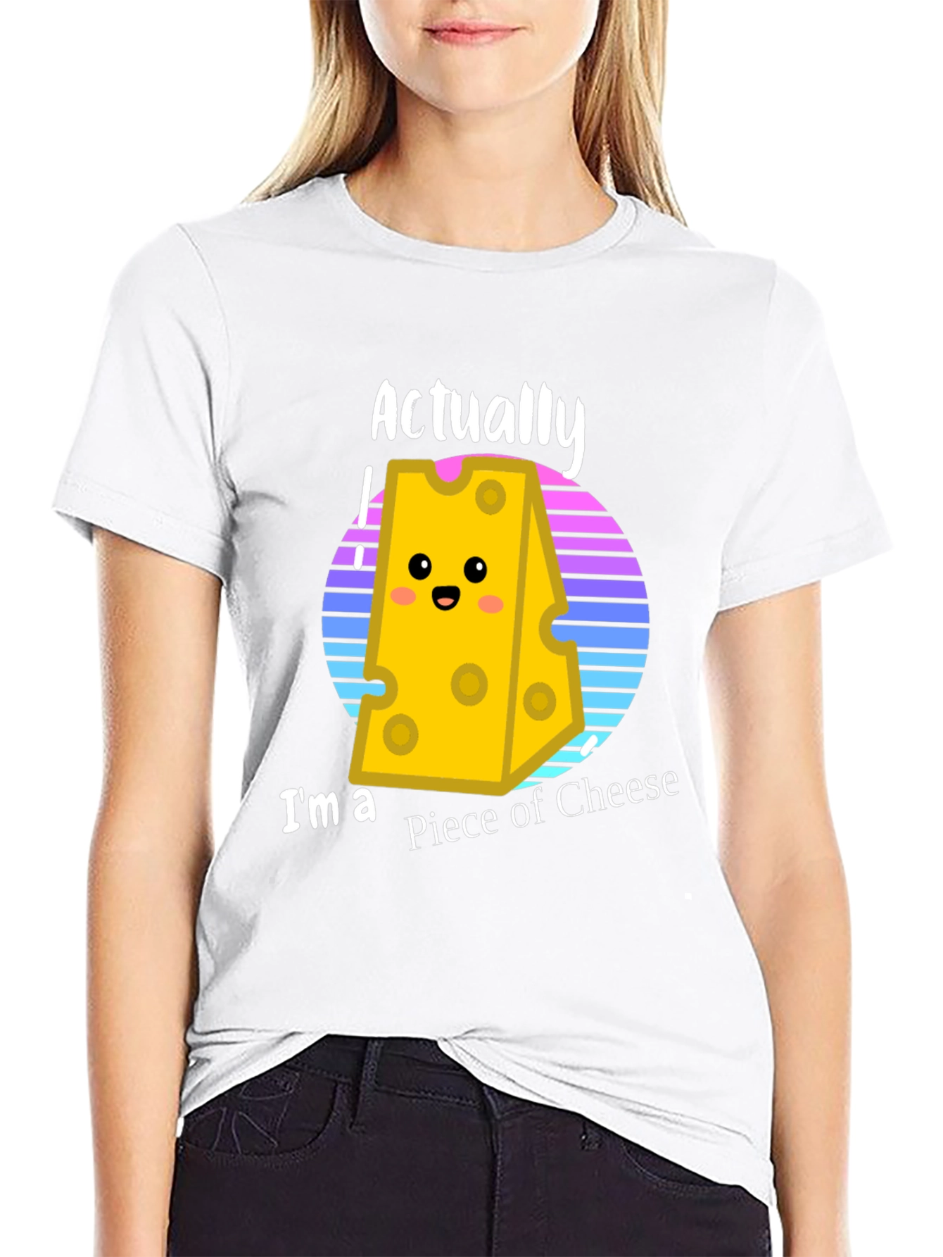 Funny Cheese Lover Graphic T-Shirt