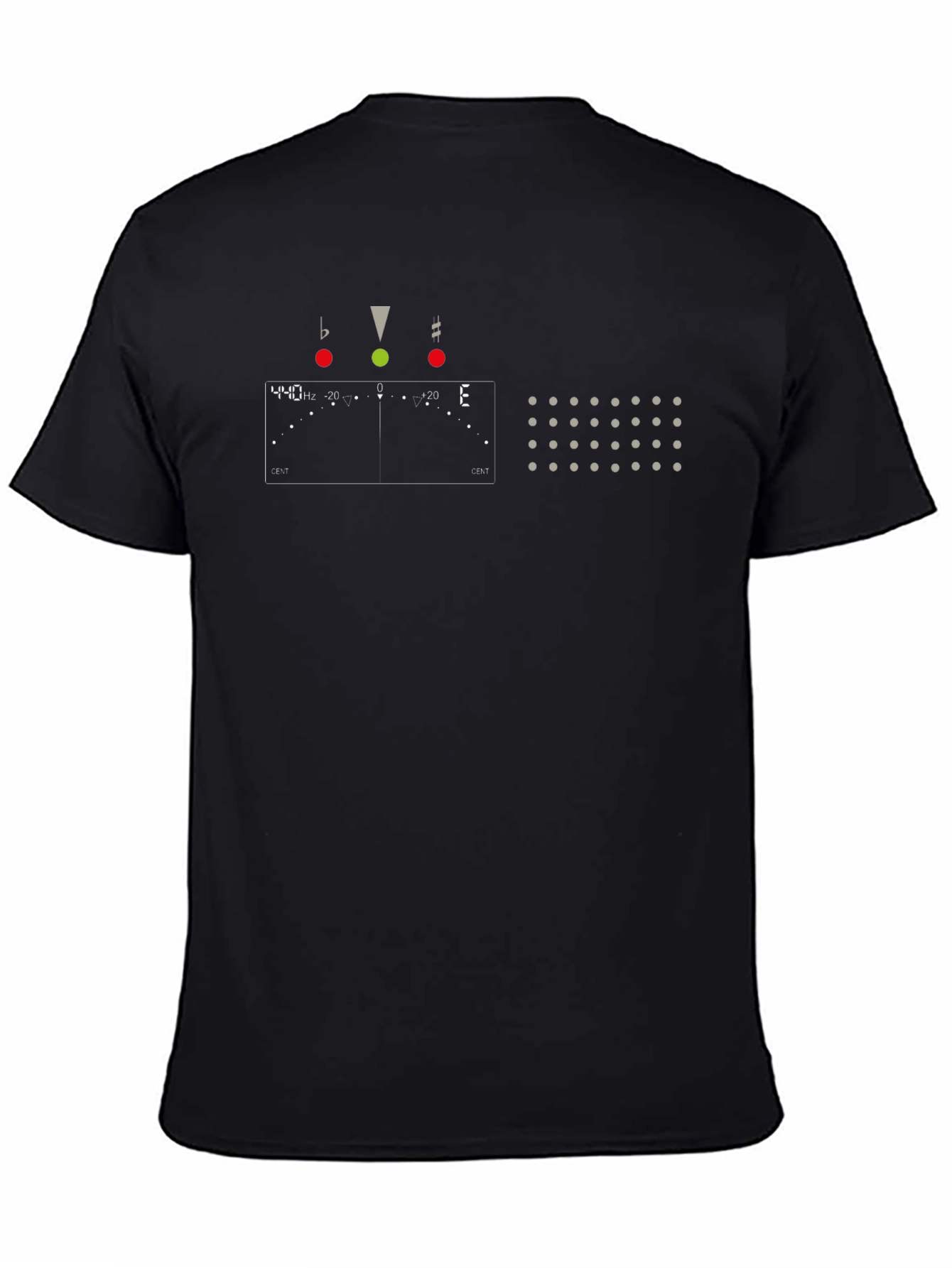 Musicians Tuner Graphic T-Shirt - Black