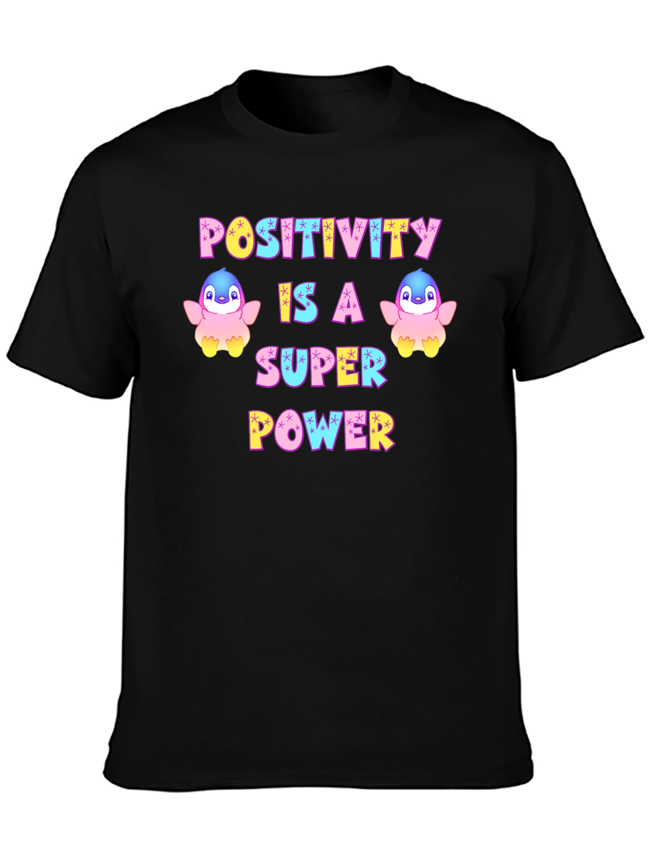 Positivity Super Power Graphic T-Shirt