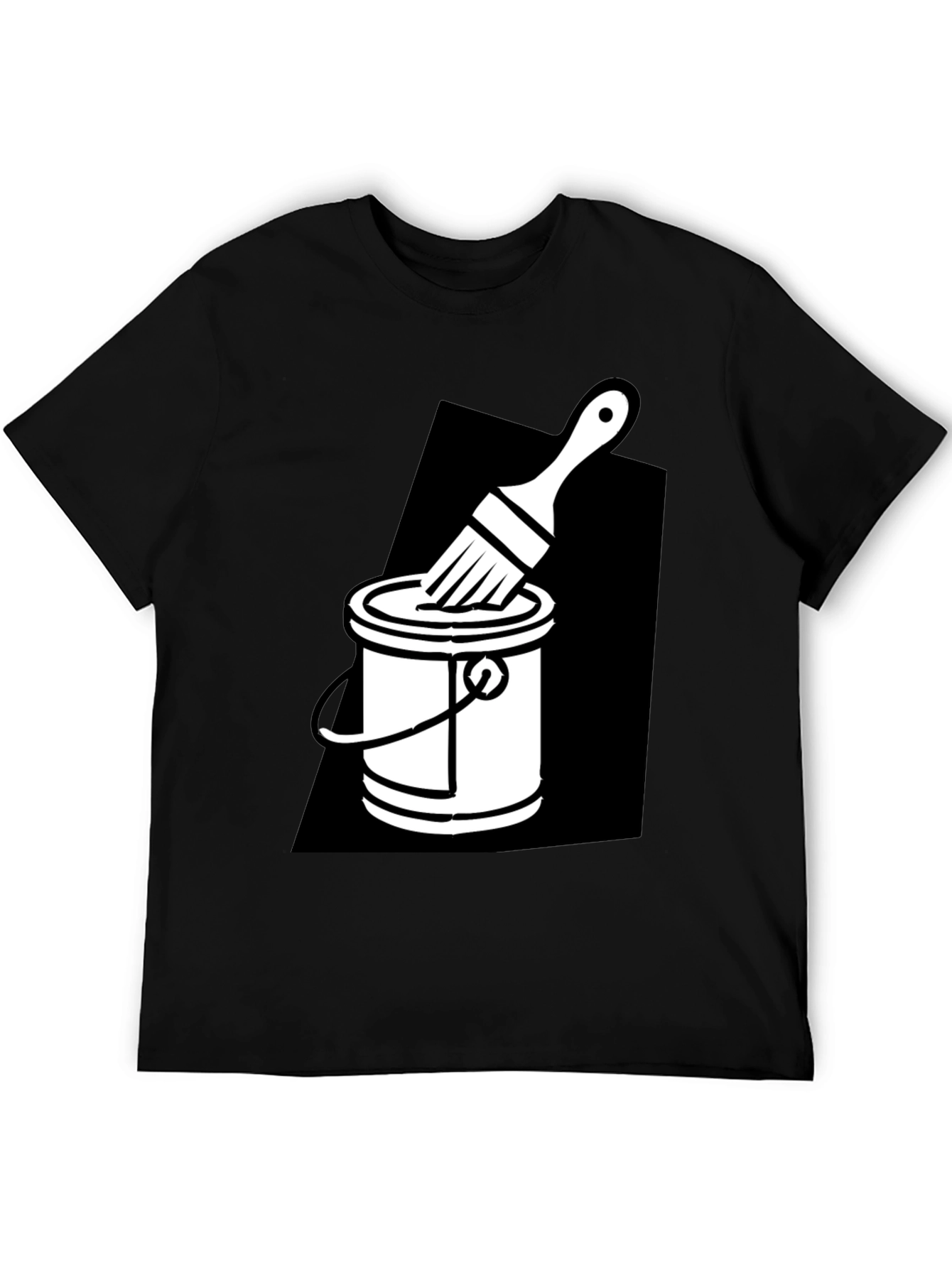 Paint Bucket Brush Graphic T-Shirt