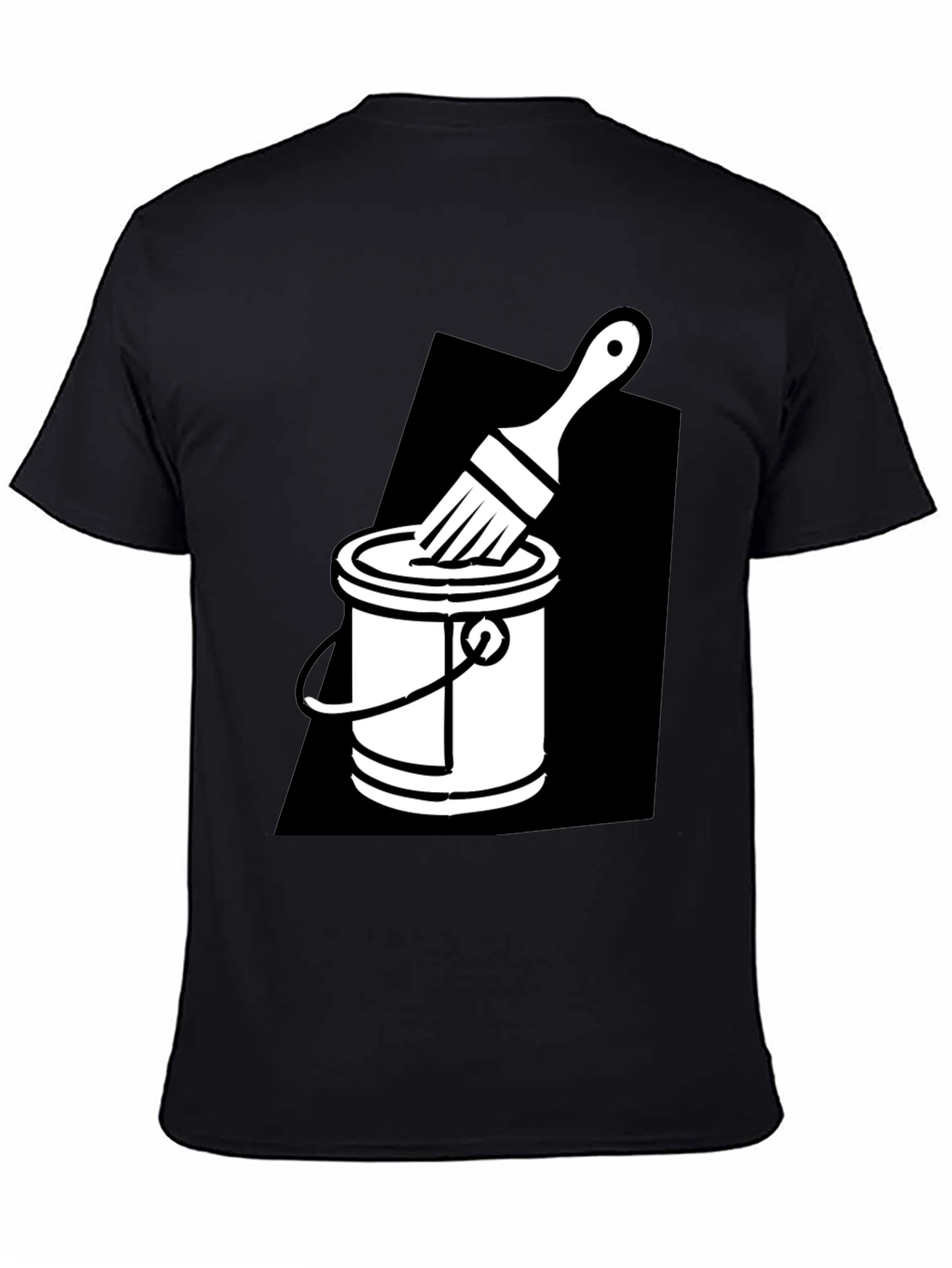 Paint Bucket Brush Graphic T-Shirt