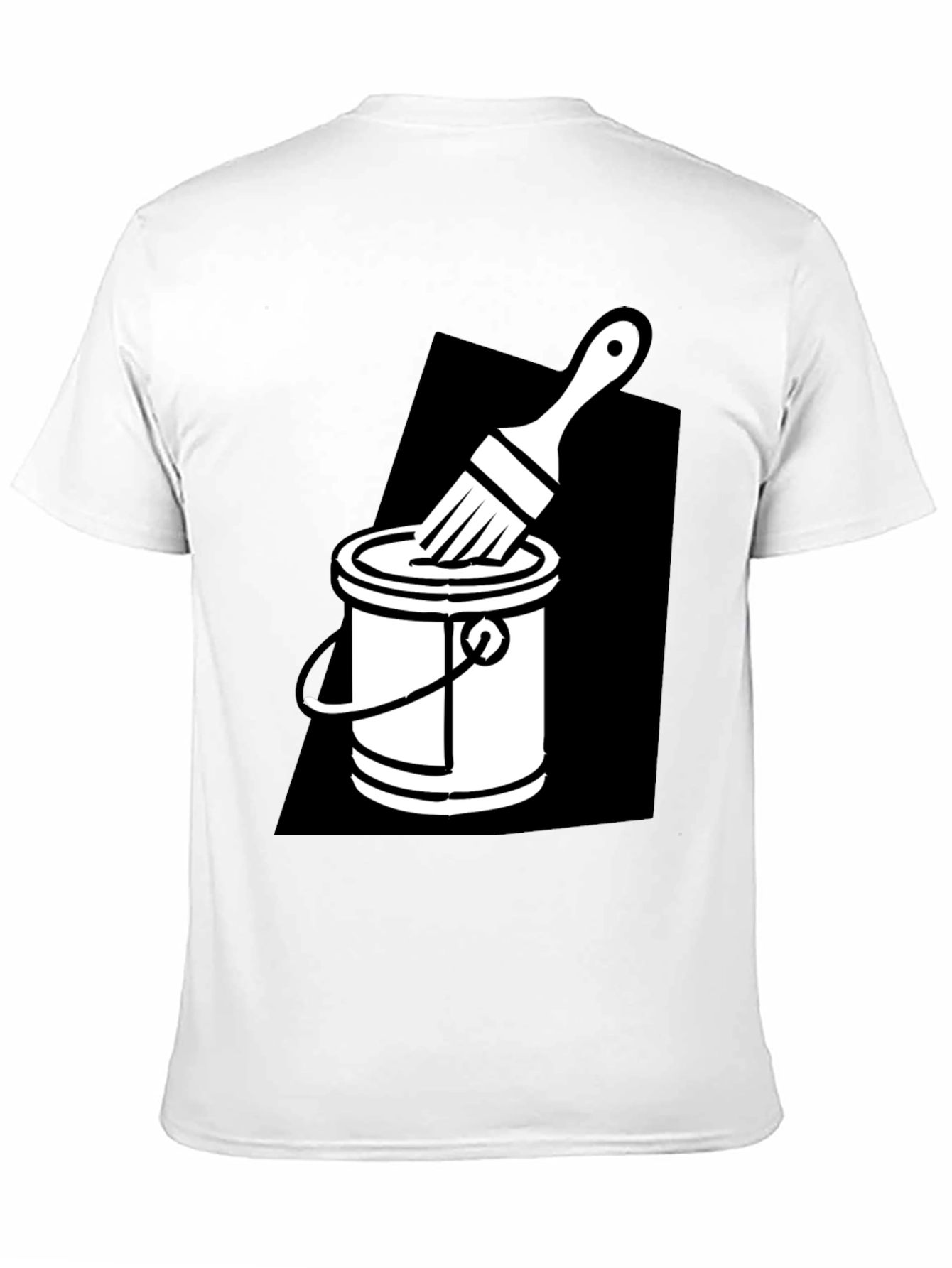 Paint Bucket Brush Graphic T-Shirt