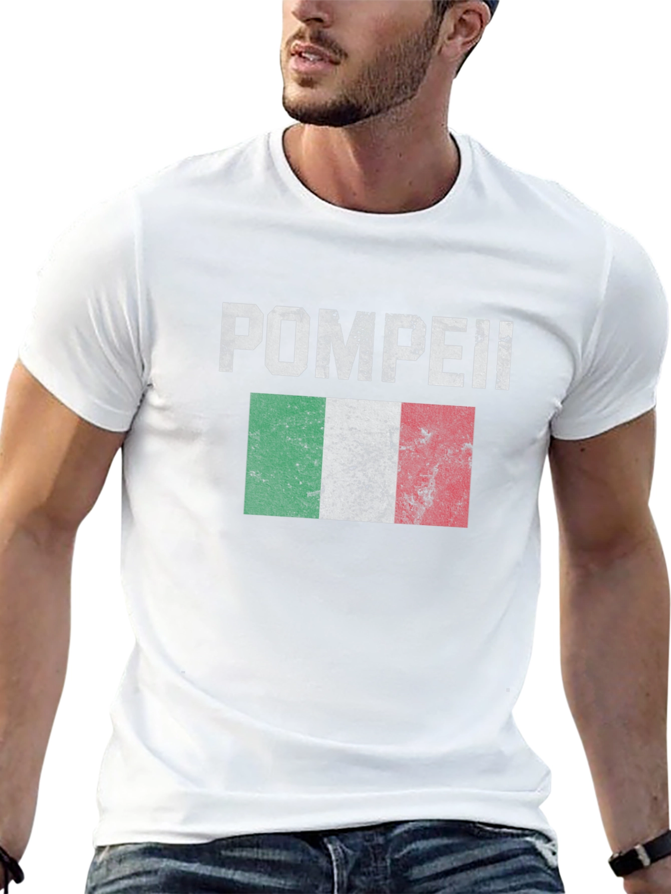 Pompeii Italy Flag T-Shirt