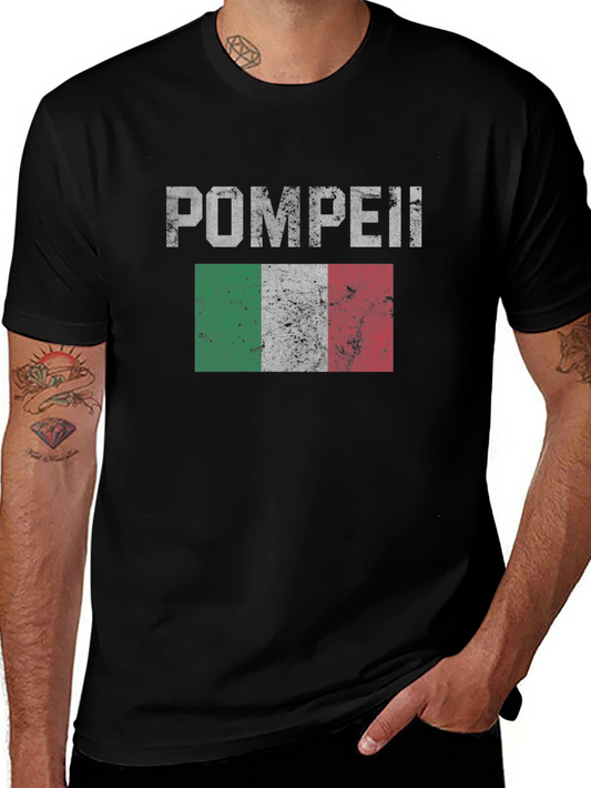 Pompeii Italy Flag T-Shirt