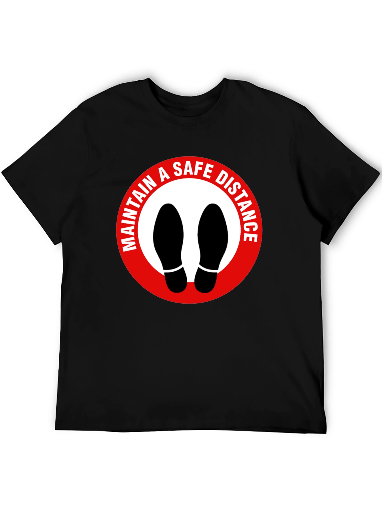 Maintain Safe Distance Crew Neck T-Shirt