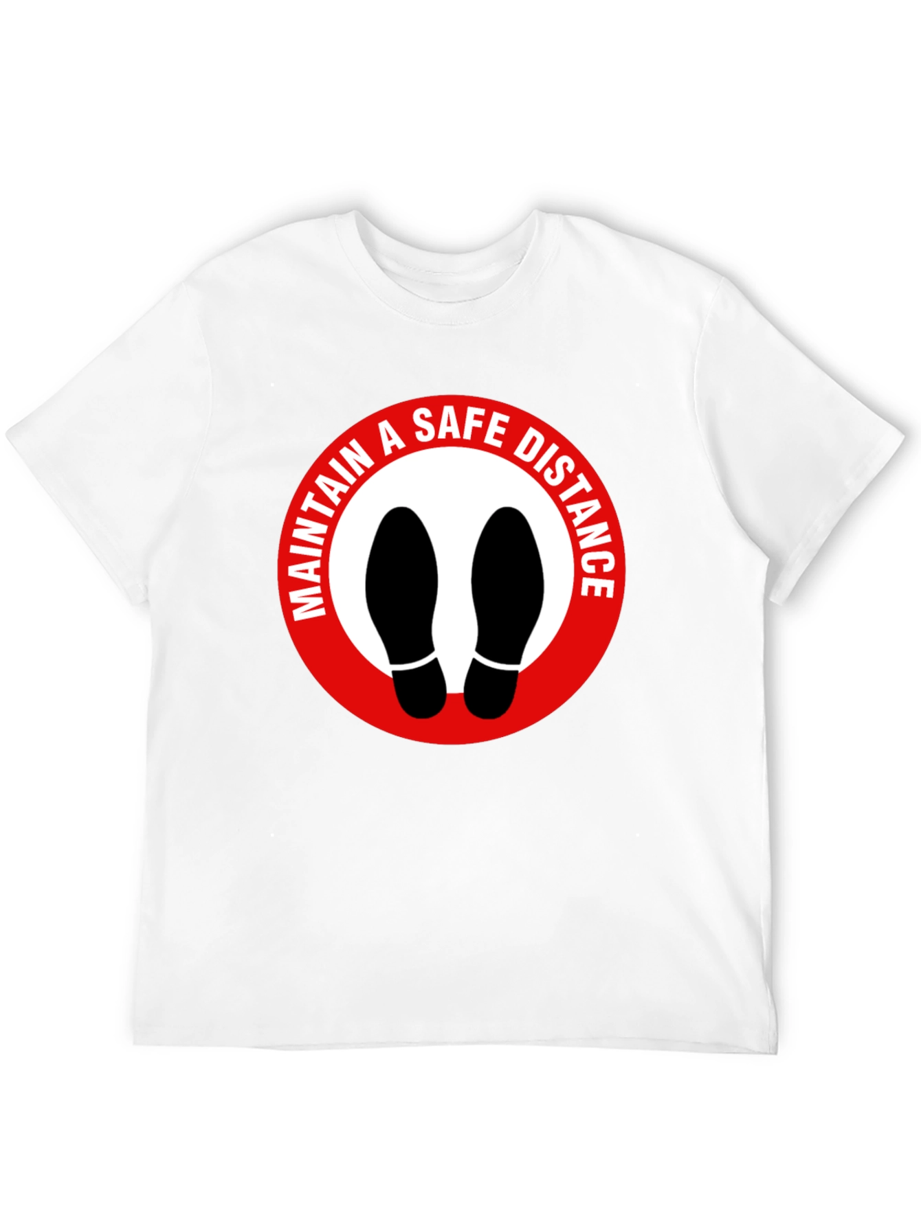 Maintain Safe Distance Crew Neck T-Shirt