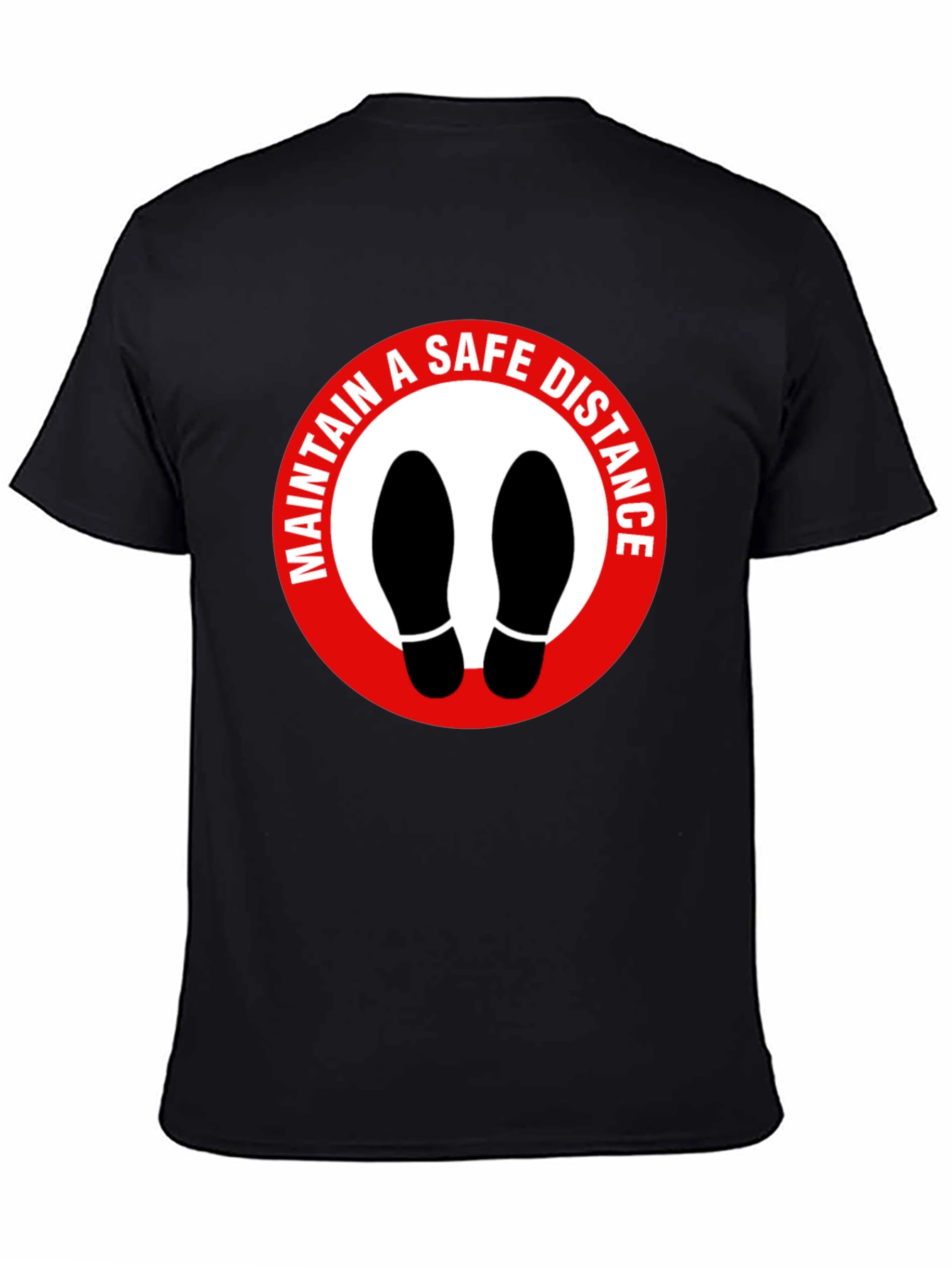 Maintain Safe Distance Crew Neck T-Shirt