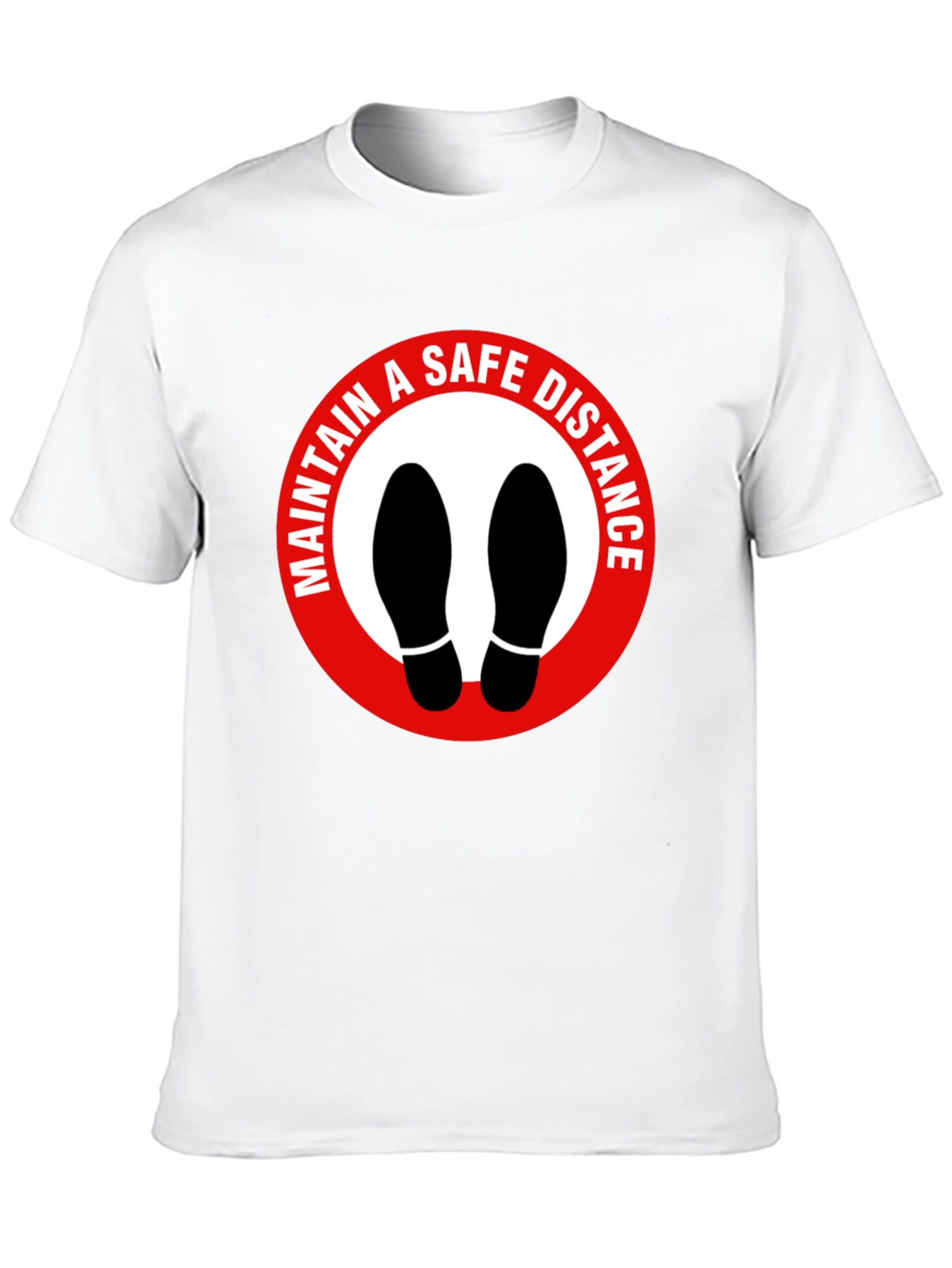 Maintain Safe Distance Crew Neck T-Shirt