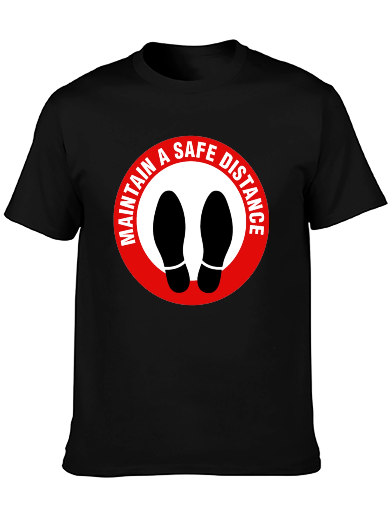 Maintain Safe Distance Crew Neck T-Shirt