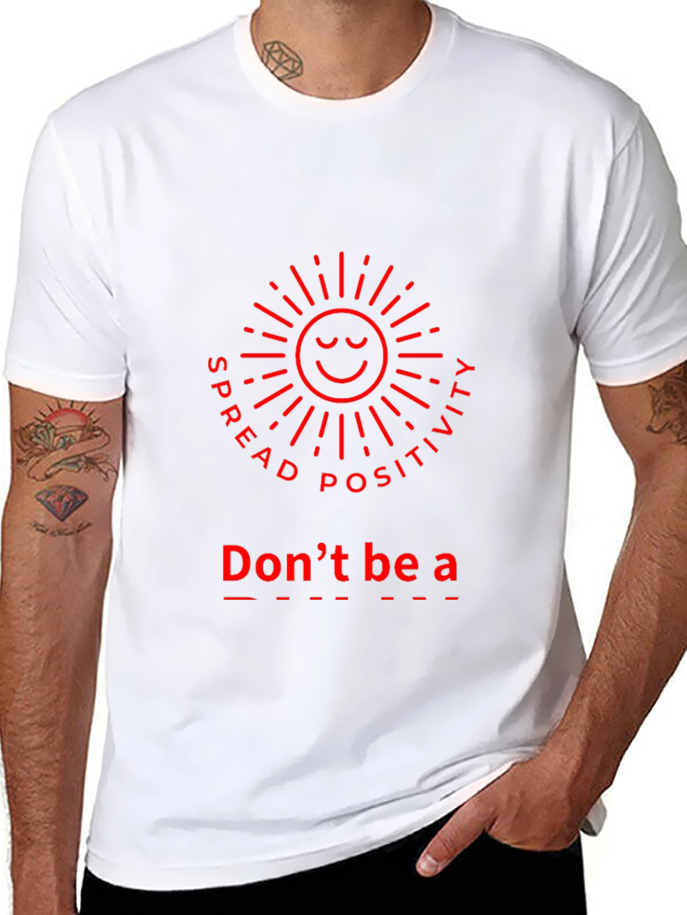 Spread Positivity Black T-Shirt