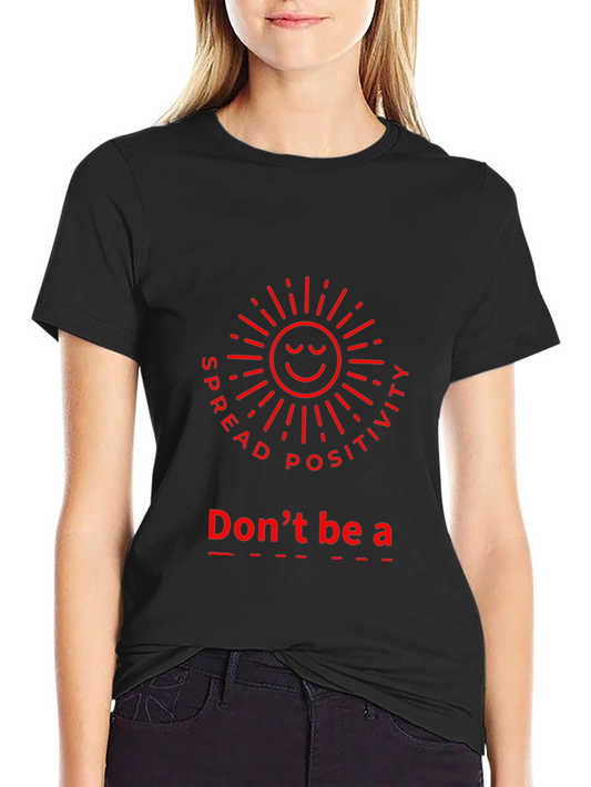 Spread Positivity Black T-Shirt