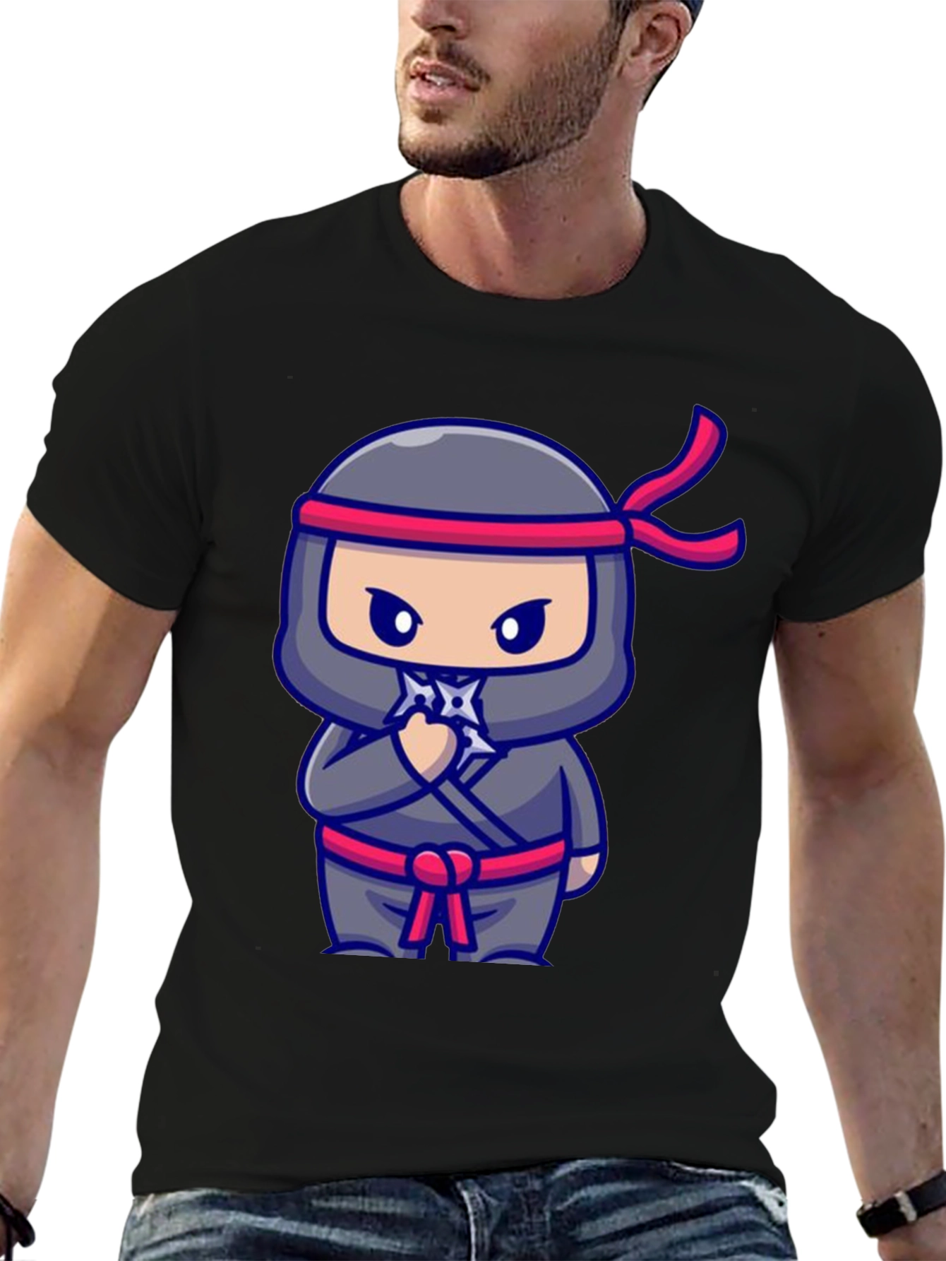 Ninja Cartoon Graphic Tee