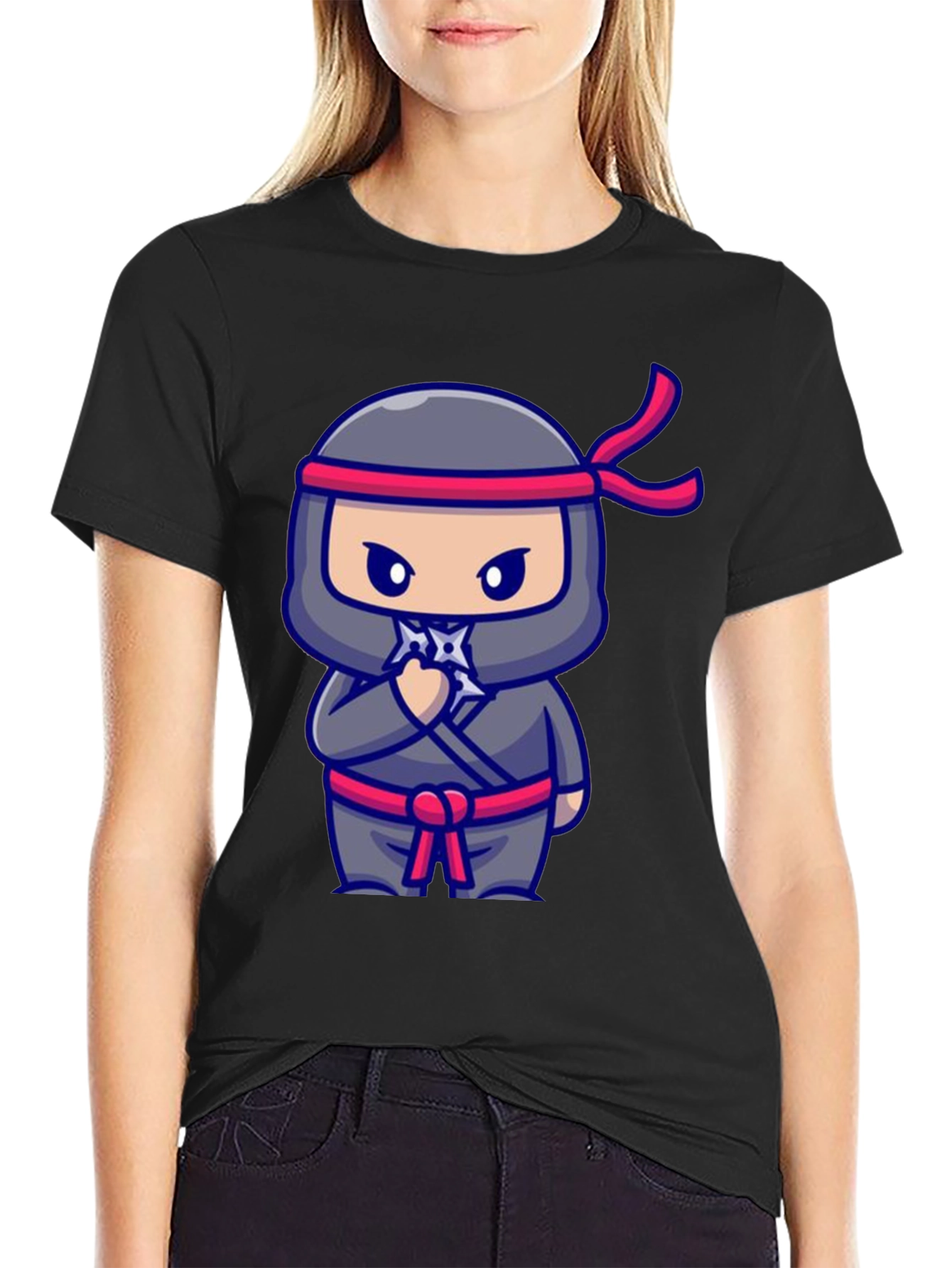 Ninja Cartoon Graphic Tee