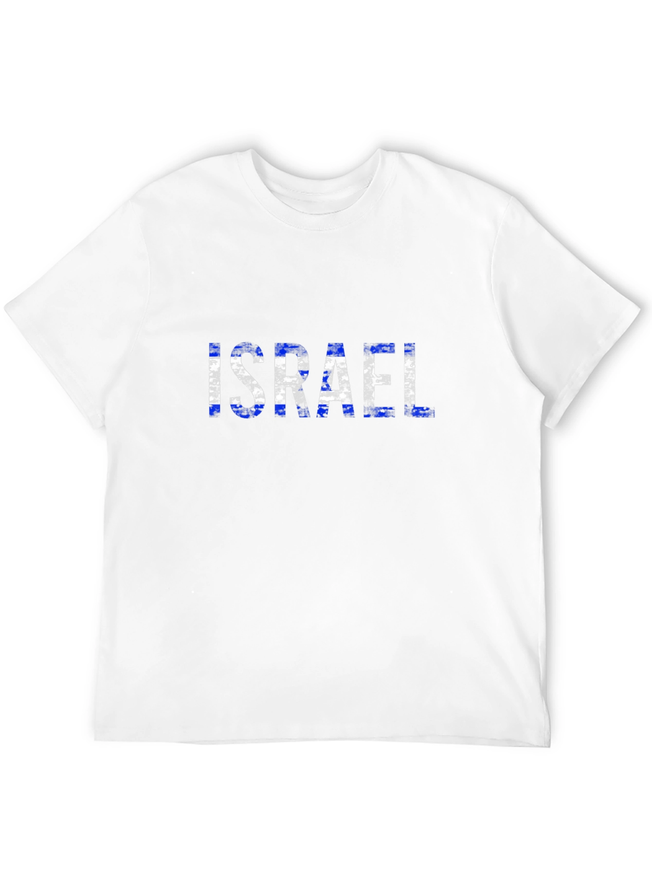 Israel Flag T-Shirt - Distressed Print