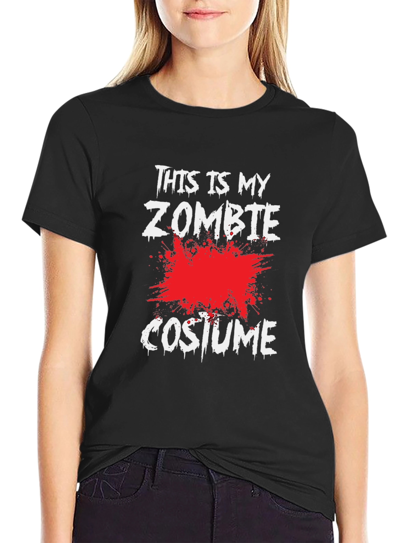 Zombie Costume T-Shirt - Halloween Tee