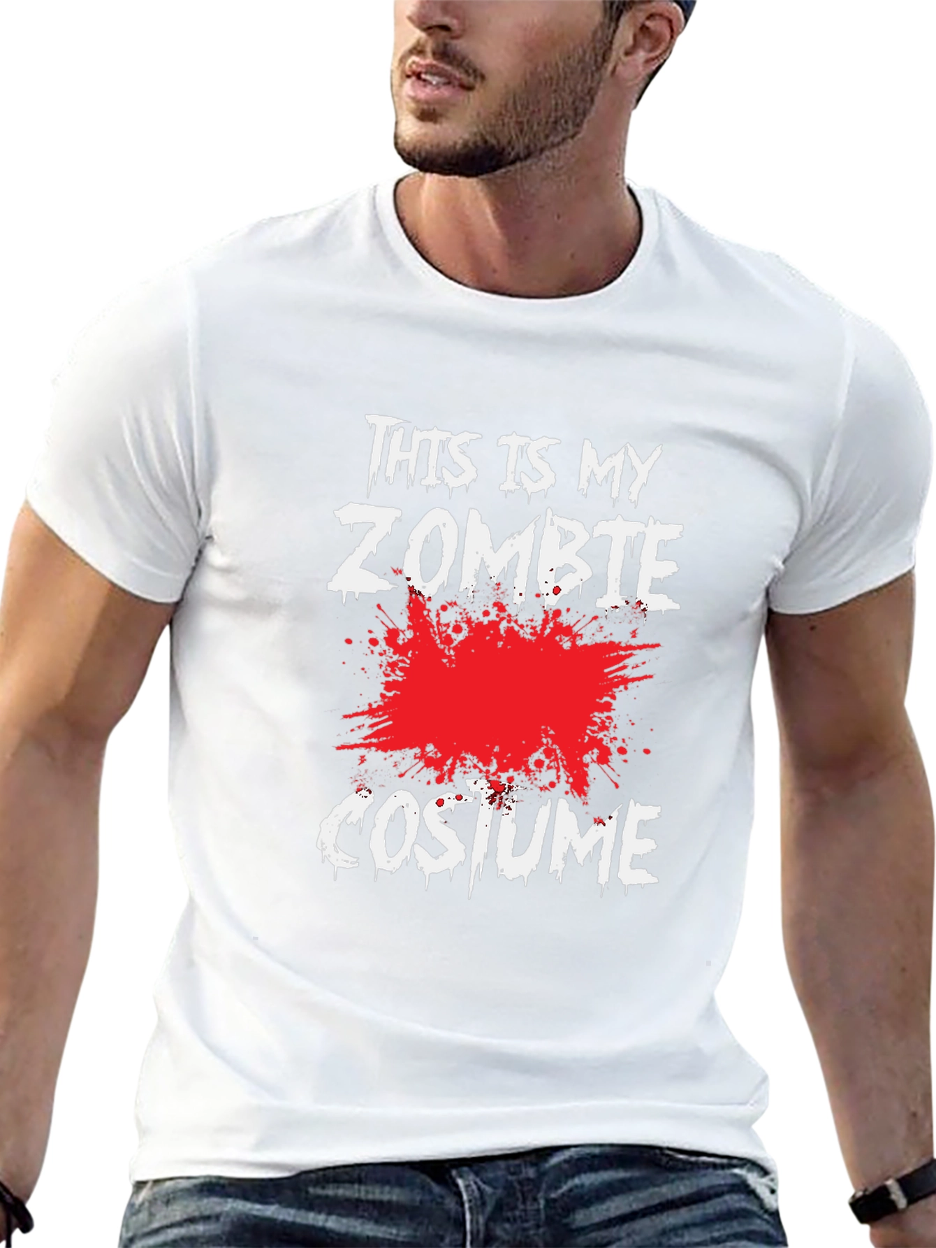 Zombie Costume T-Shirt - Halloween Tee