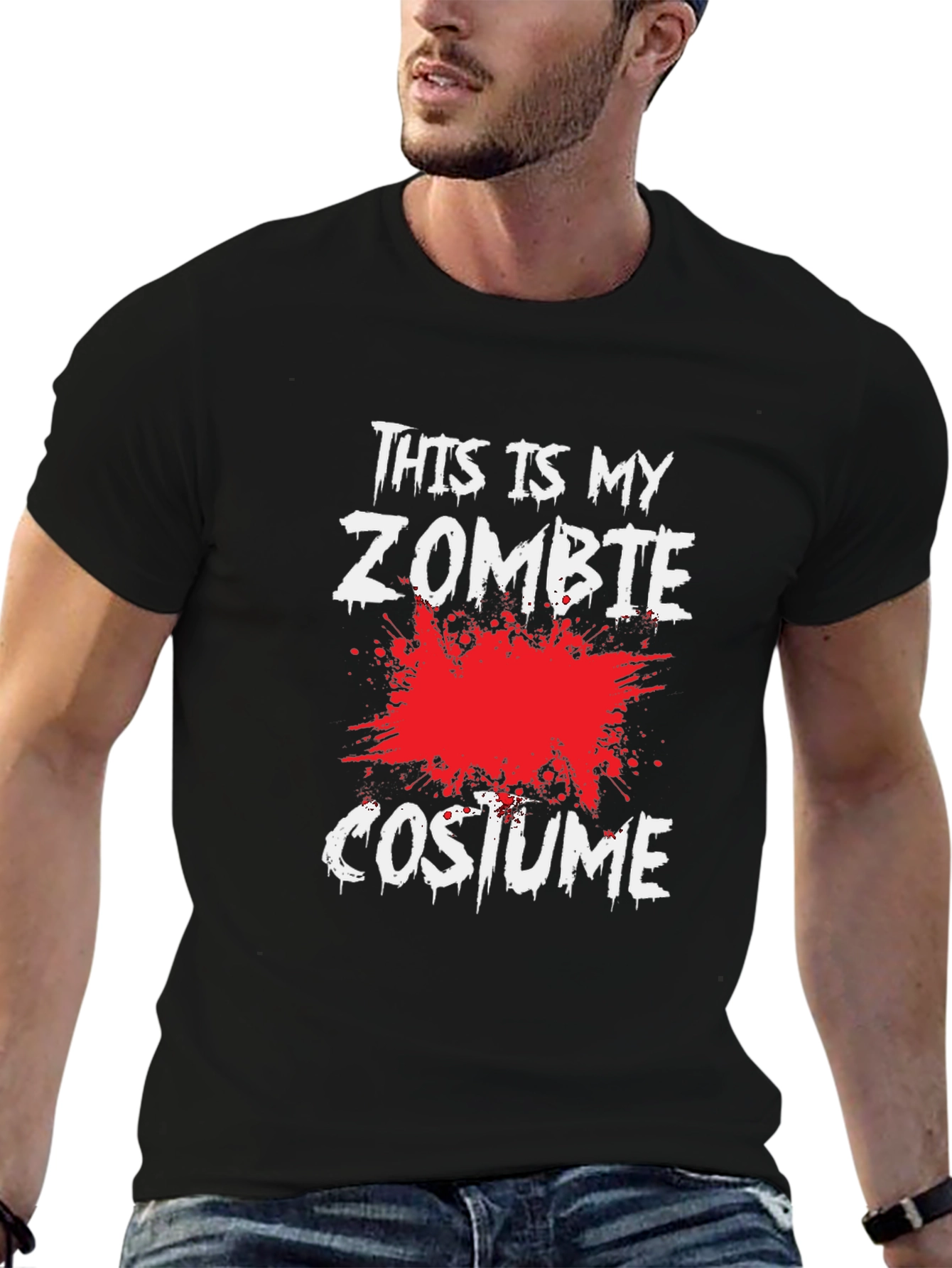 Zombie Costume T-Shirt - Halloween Tee