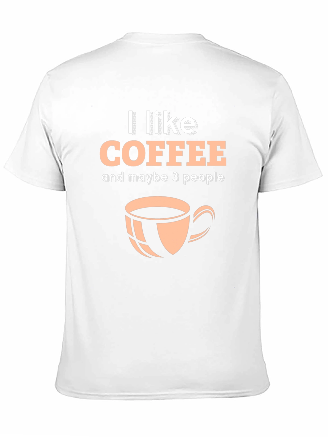 I Like Coffee Graphic T-Shirt - Black Crew Neck