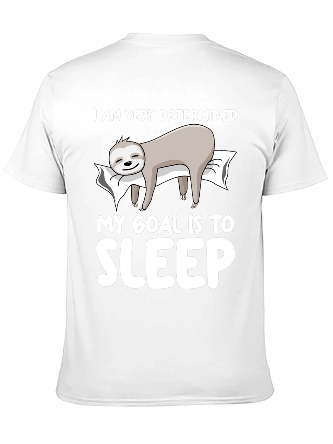 Determined to Sleep Sloth Graphic Tee