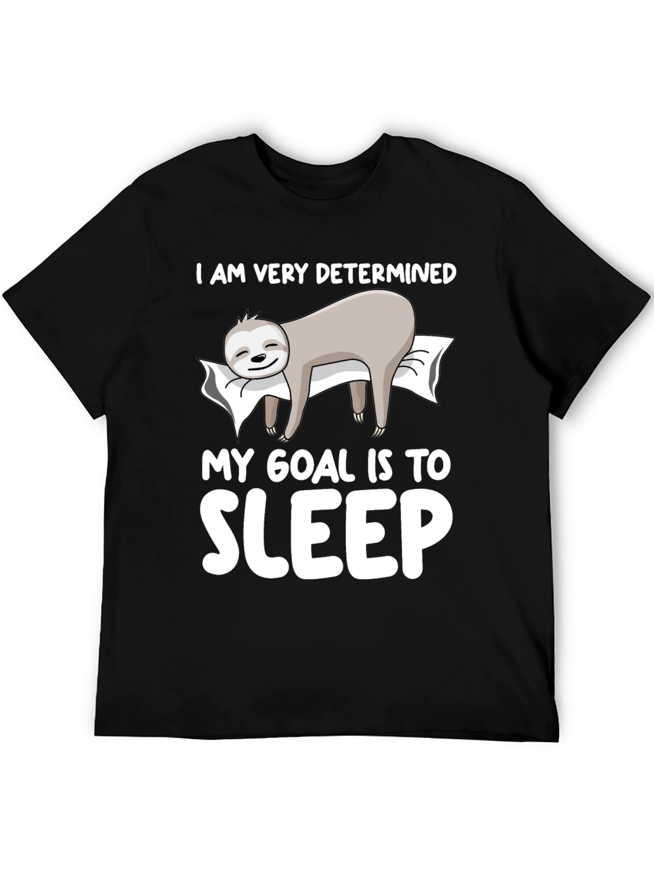 Determined to Sleep Sloth Graphic Tee