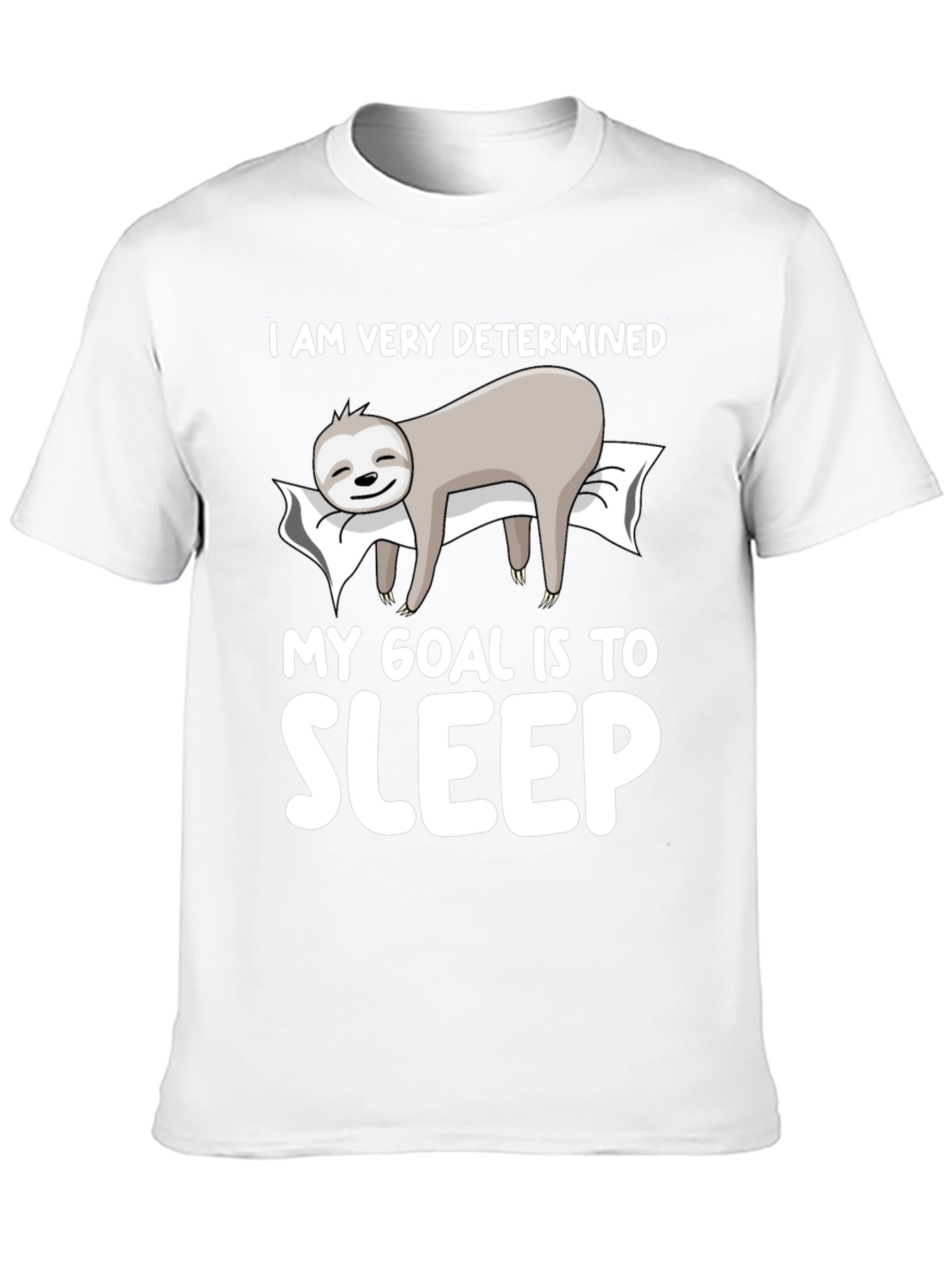 Determined to Sleep Sloth Graphic Tee