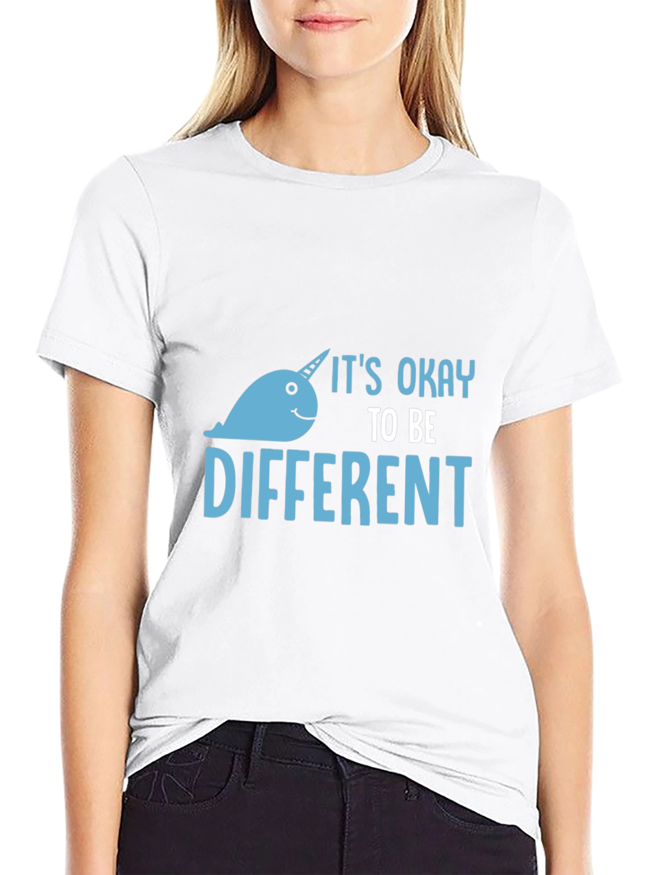 Its Okay to Be Different - Narwhal Graphic Tee