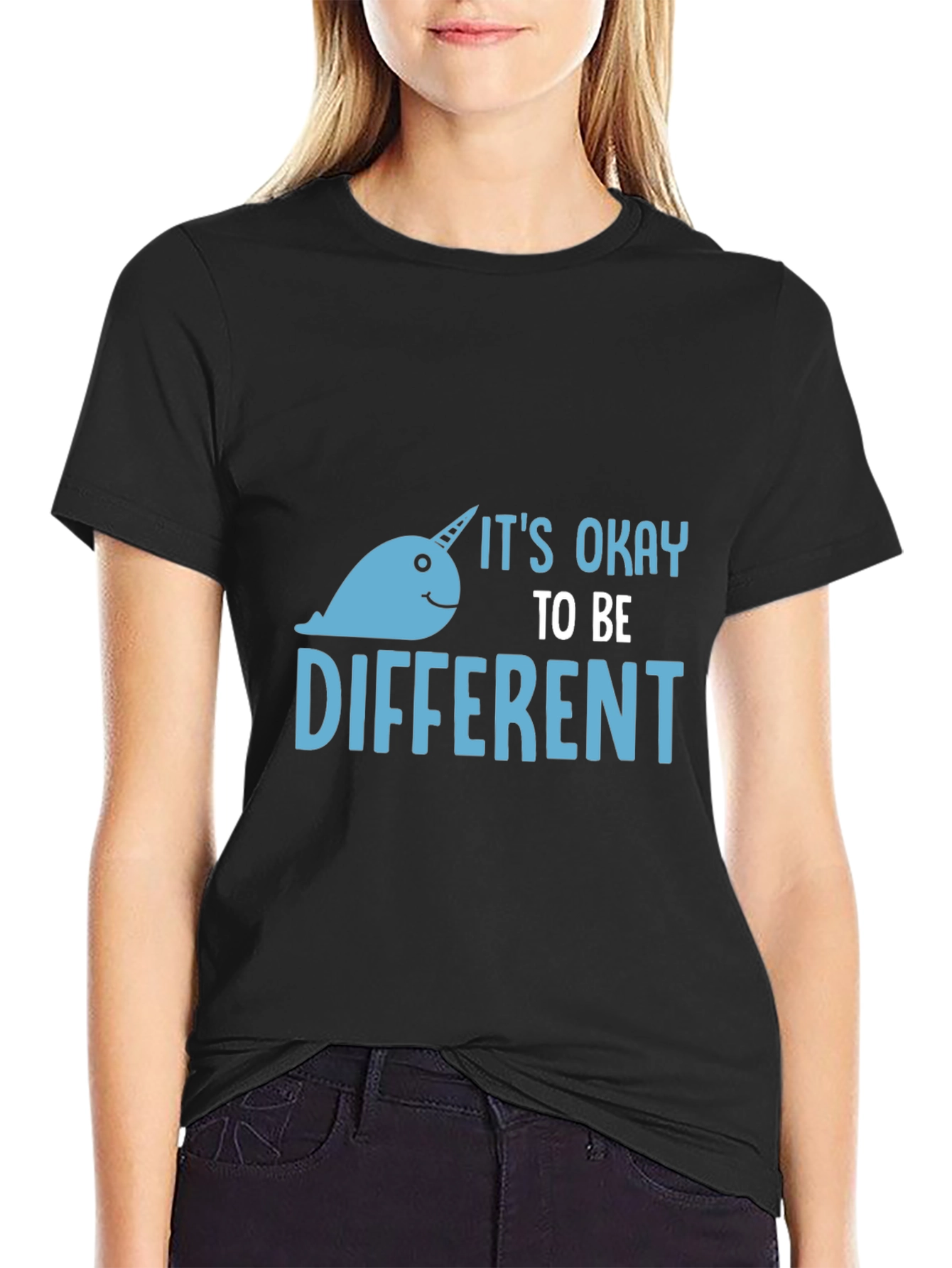 Its Okay to Be Different - Narwhal Graphic Tee