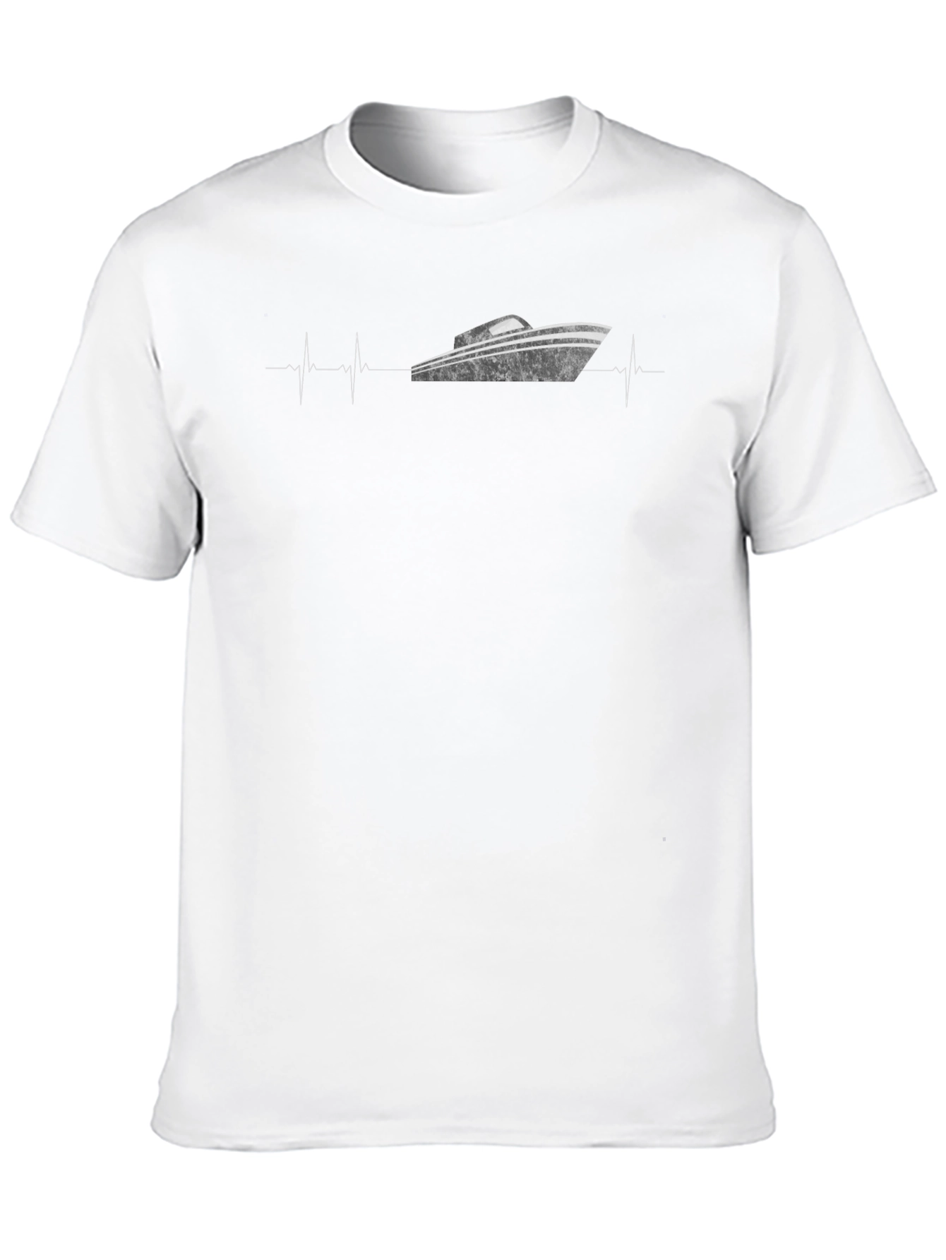 Boat Heartbeat T-Shirt - Nautical Lover Tee