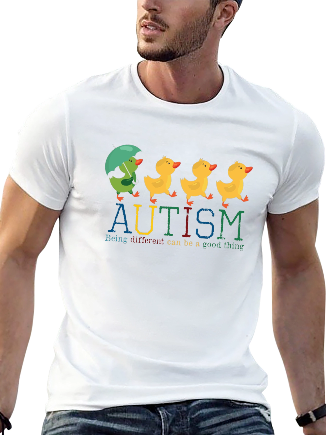 Autism Awareness Duck T-Shirt