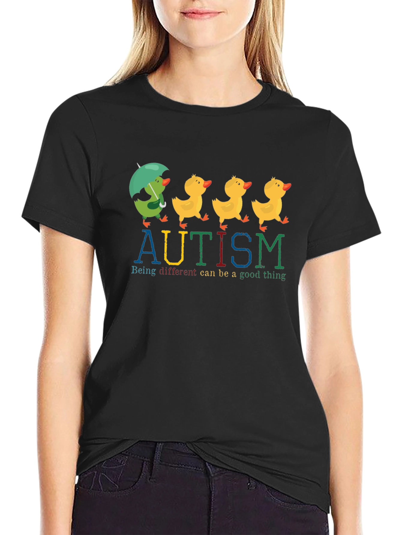 Autism Awareness Duck T-Shirt