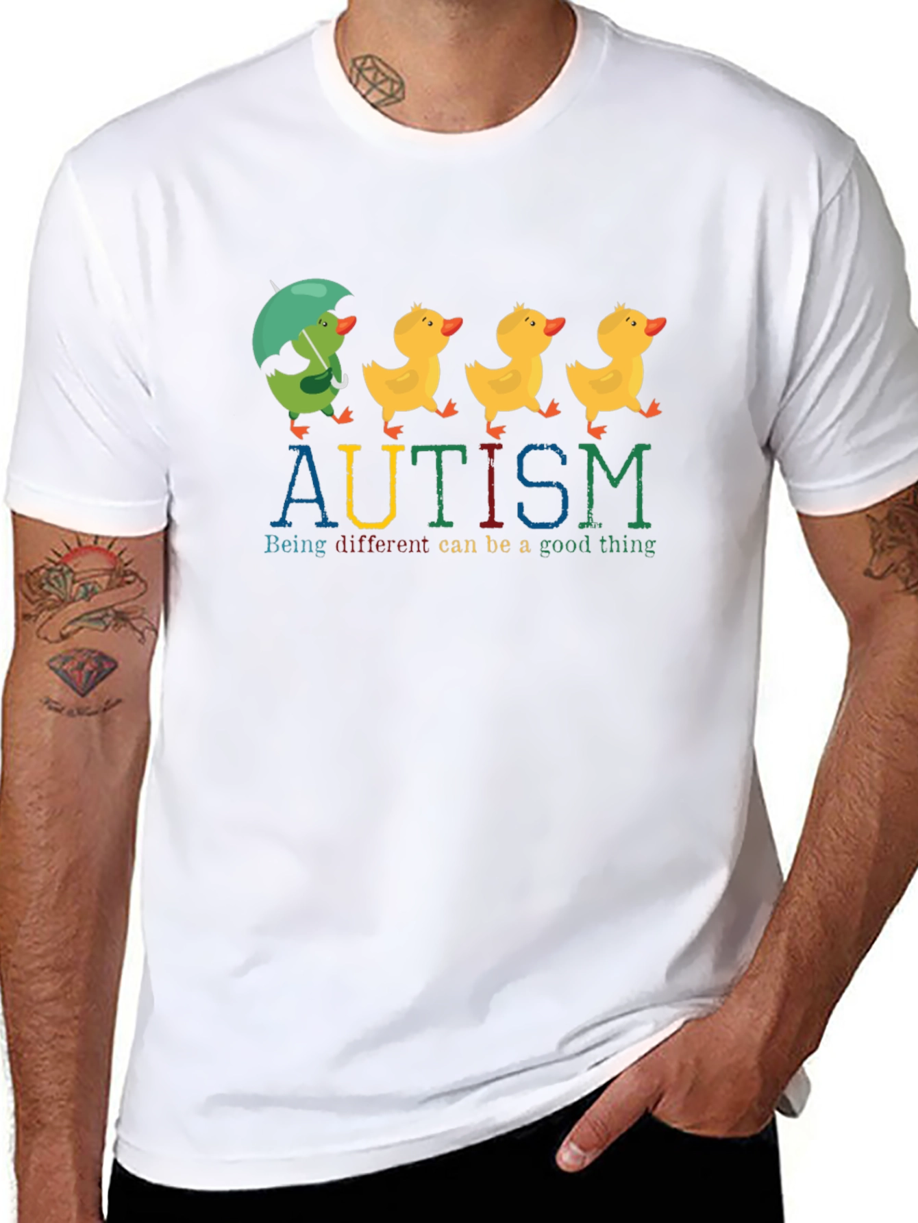 Autism Awareness Duck T-Shirt