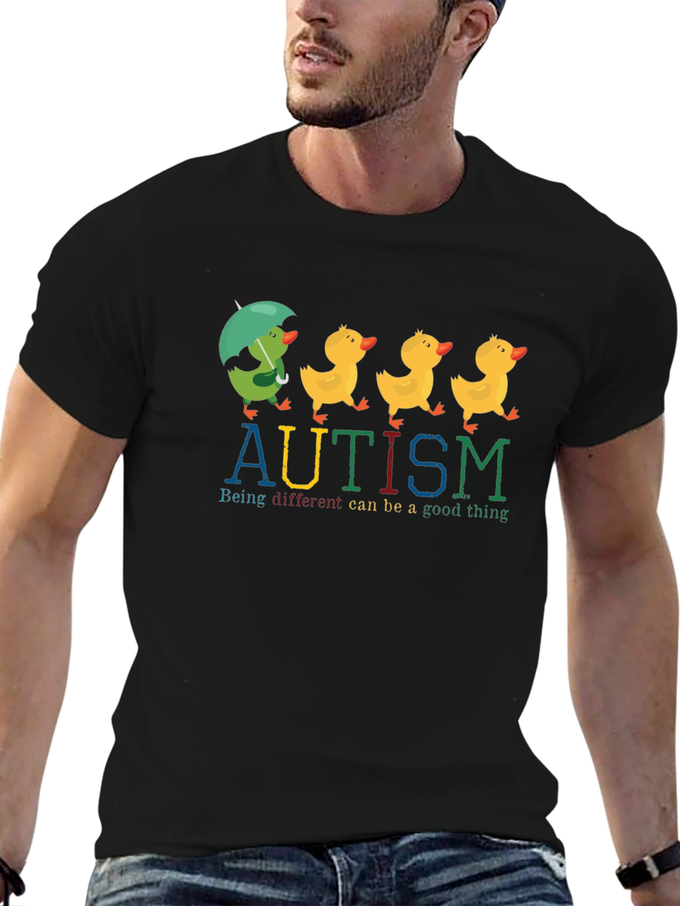 Autism Awareness Duck T-Shirt