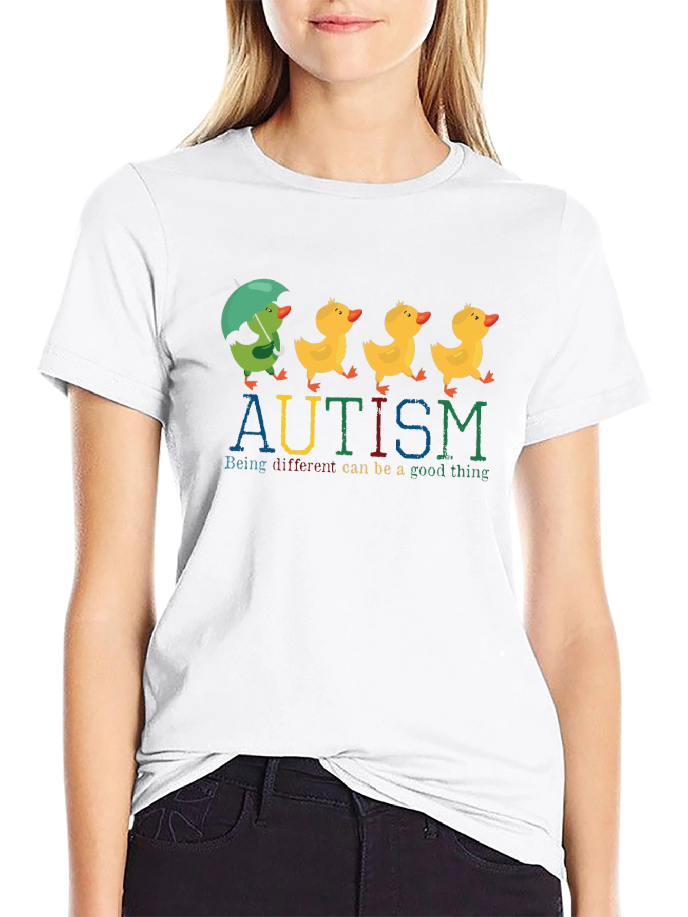 Autism Awareness Duck T-Shirt