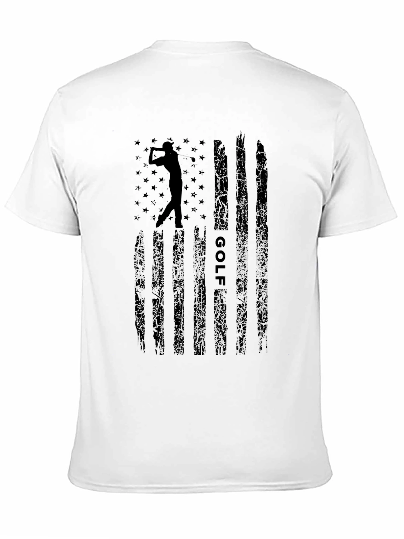 Golf American Flag T-Shirt