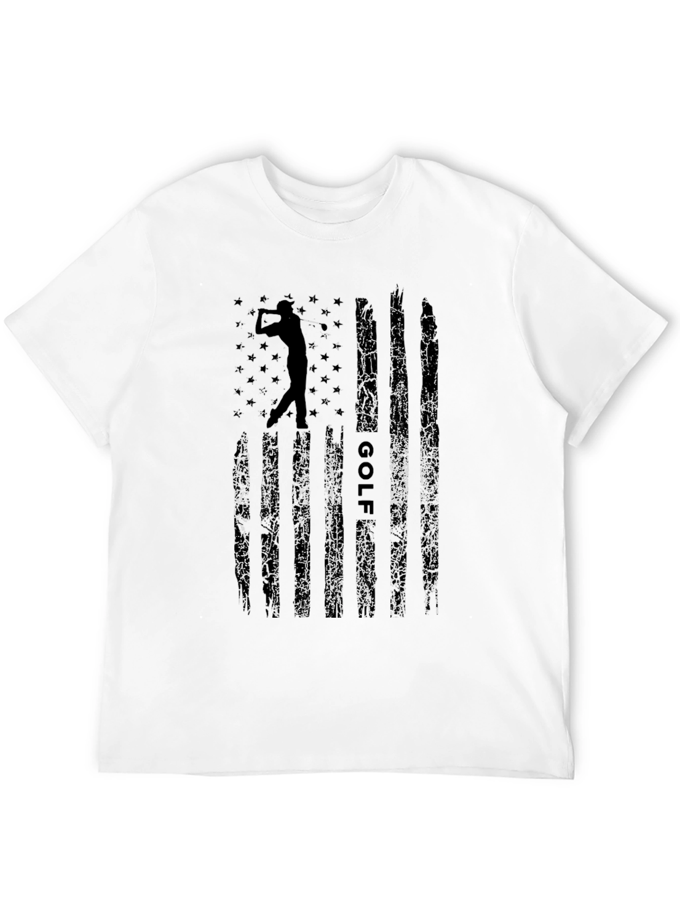 Golf American Flag T-Shirt