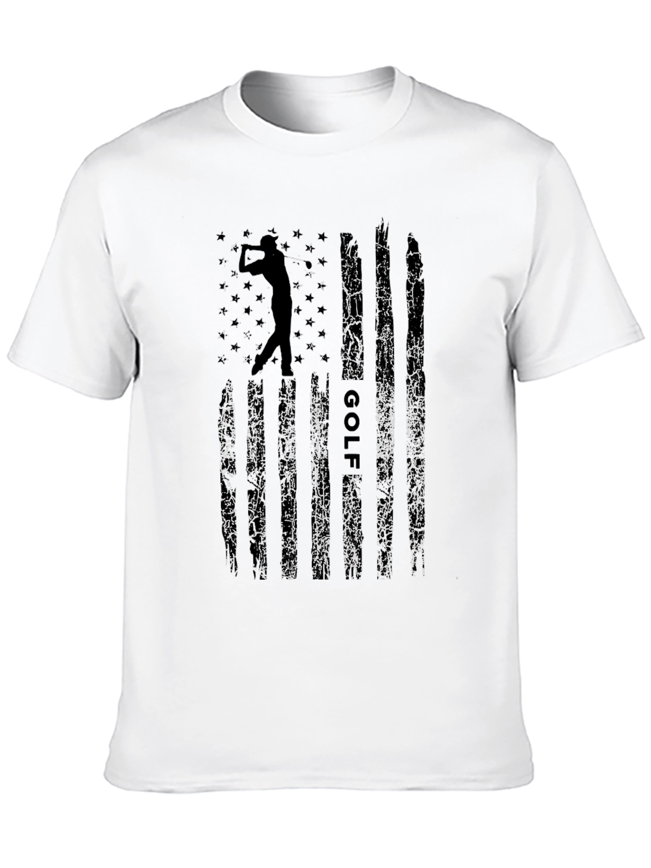 Golf American Flag T-Shirt