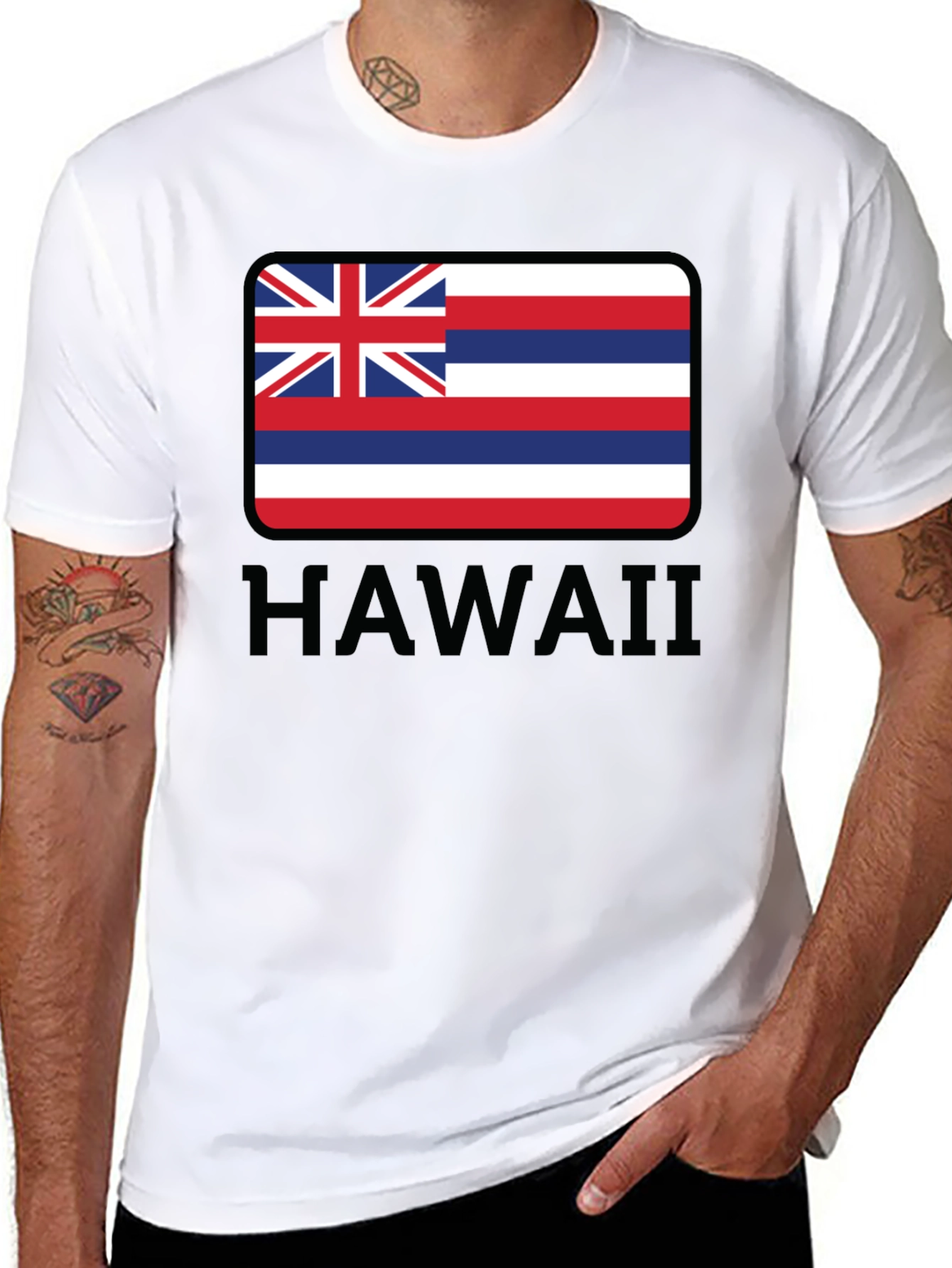 Hawaii Flag Graphic T-Shirt