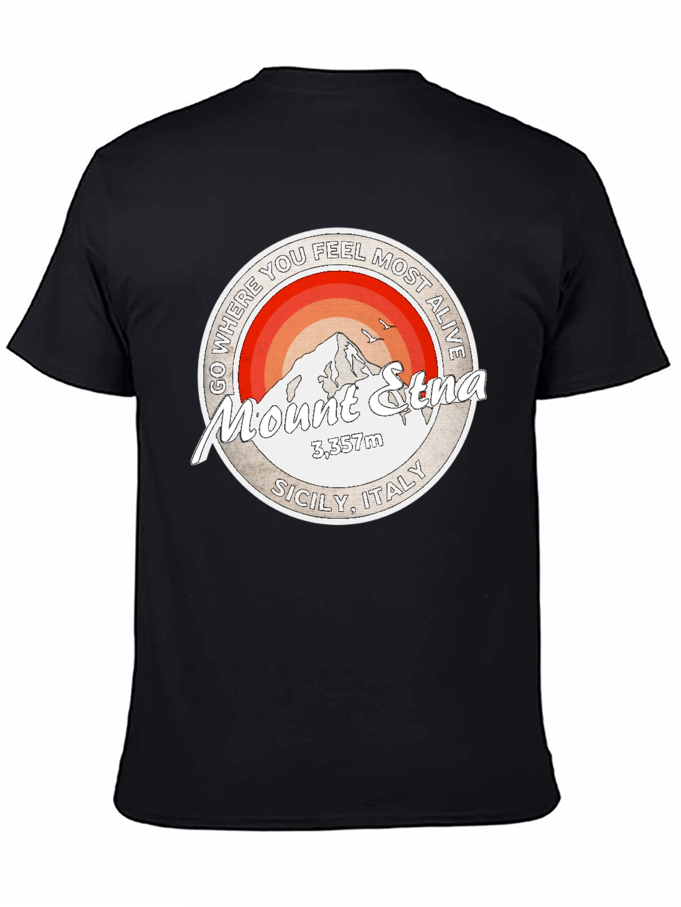 Mount Etna Graphic T-Shirt - Adventure Ready