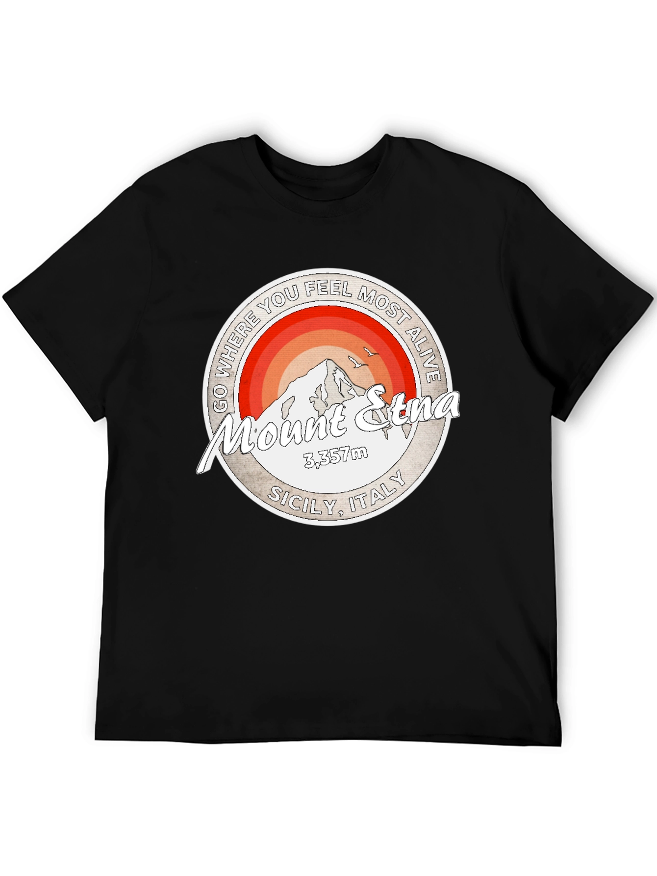 Mount Etna Graphic T-Shirt - Adventure Ready