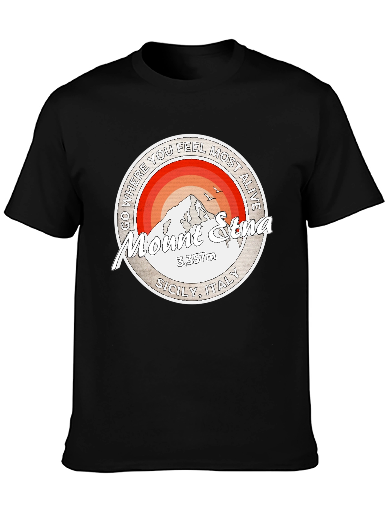 Mount Etna Graphic T-Shirt - Adventure Ready
