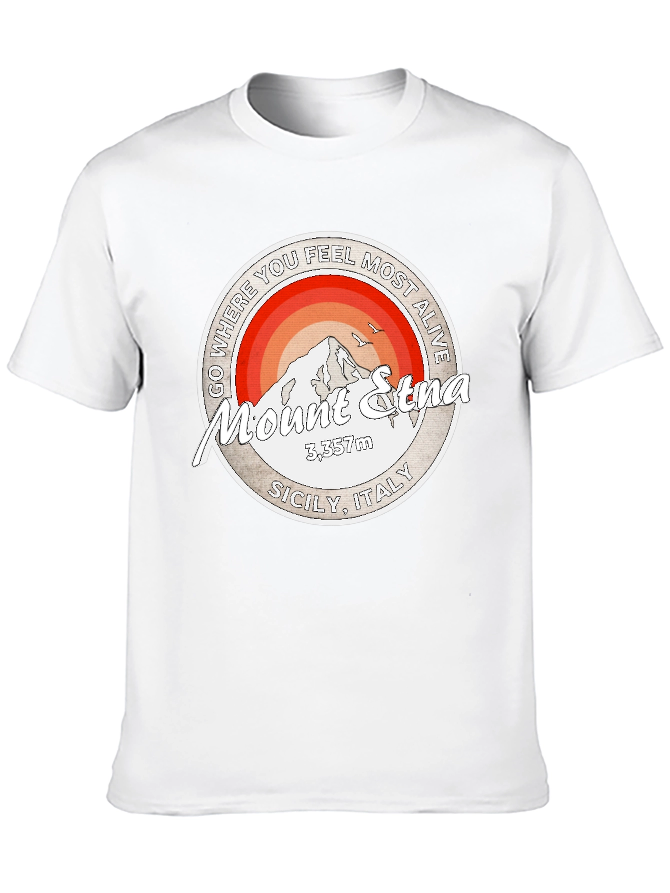 Mount Etna Graphic T-Shirt - Adventure Ready